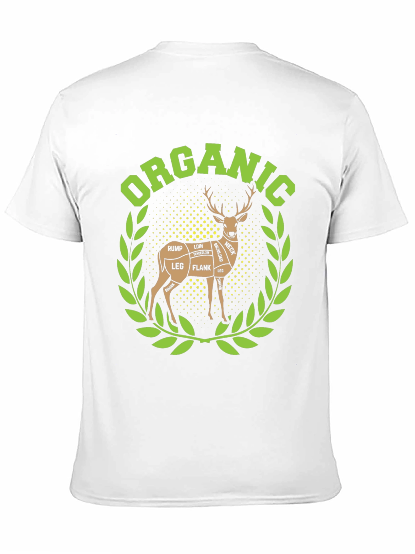 Organic Deer Meat Cut T-Shirt