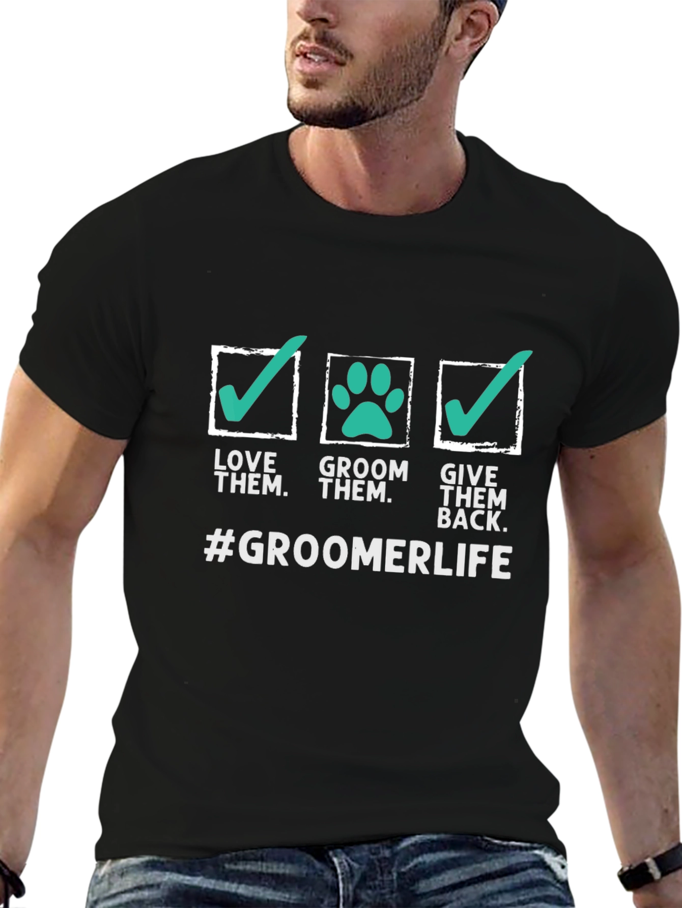Groomer Life Graphic Tee - Love Groom Give Back!
