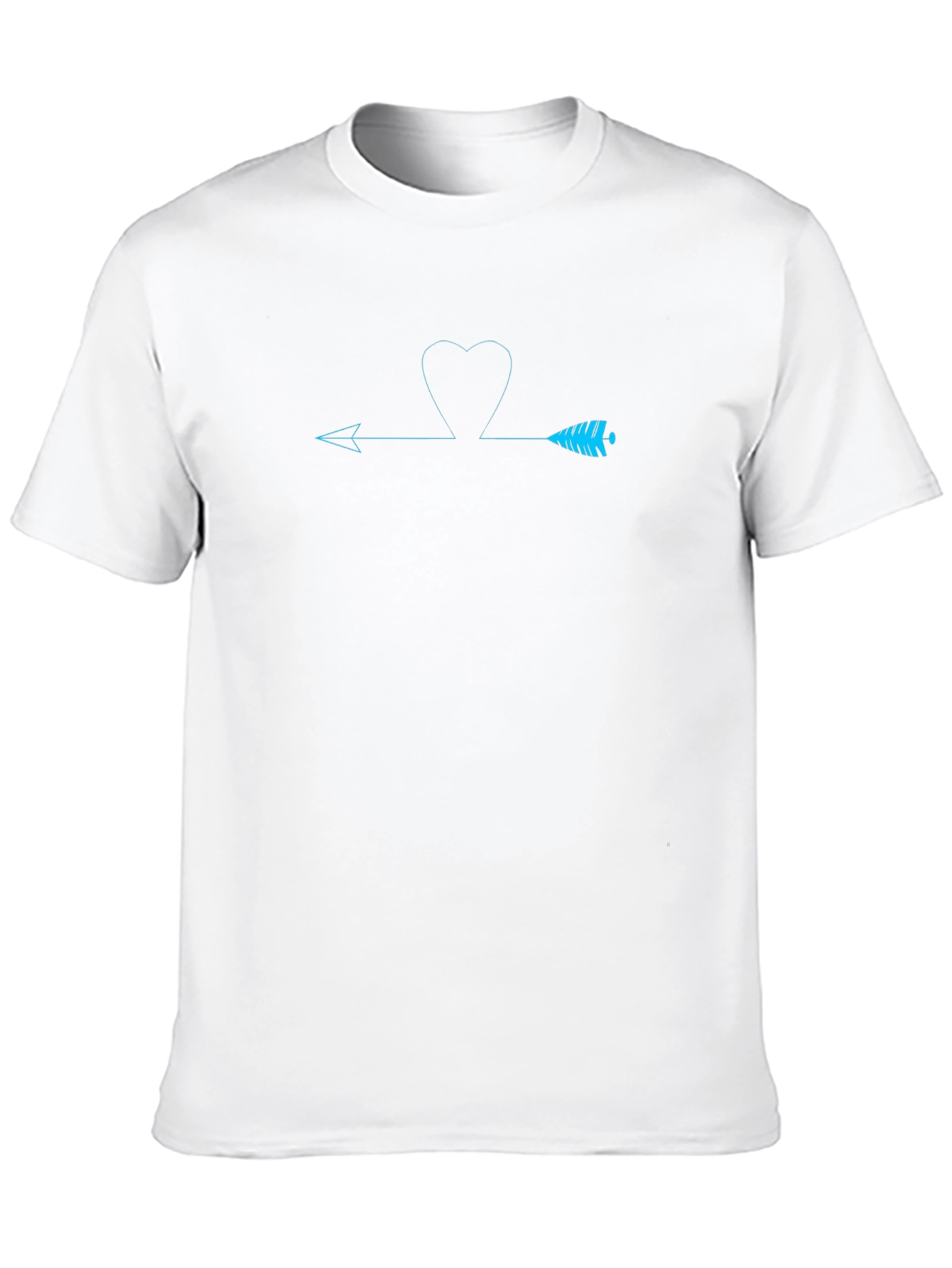 Arrow Heart Graphic Black T-Shirt