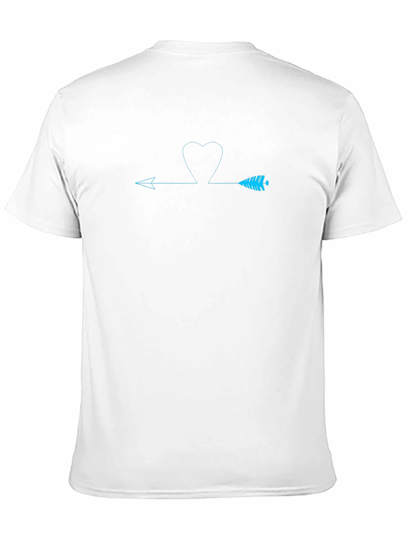 Arrow Heart Graphic Black T-Shirt