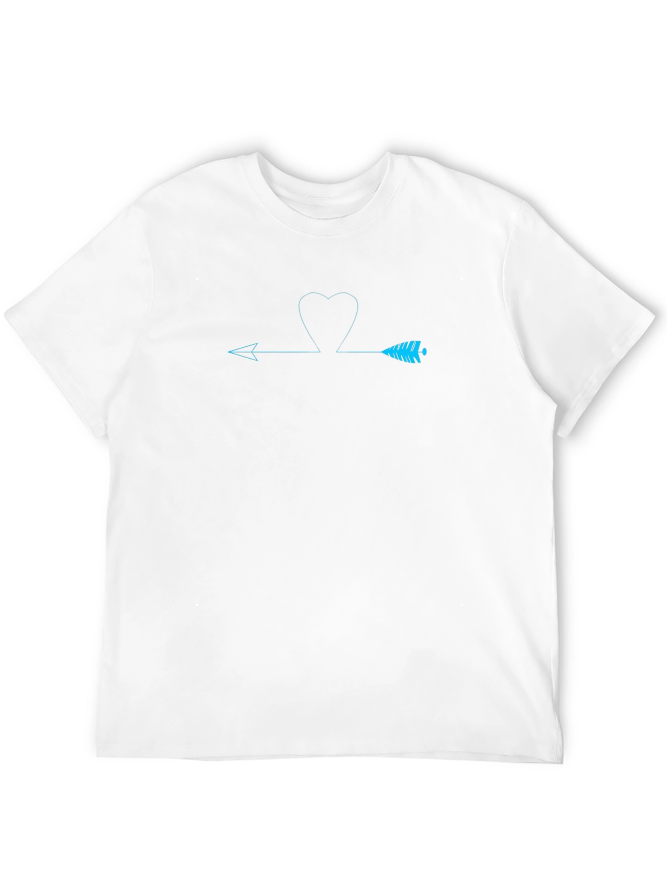 Arrow Heart Graphic Black T-Shirt