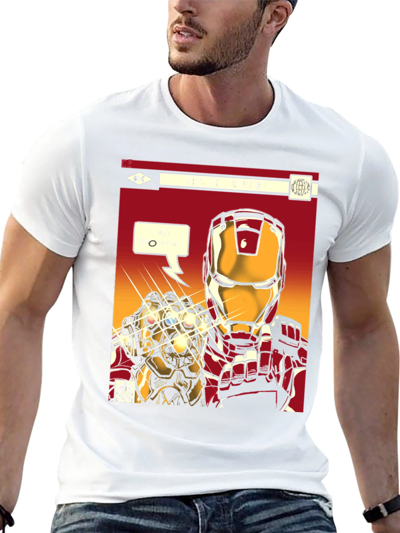 Iron Man Infinity Gauntlet Graphic Tee