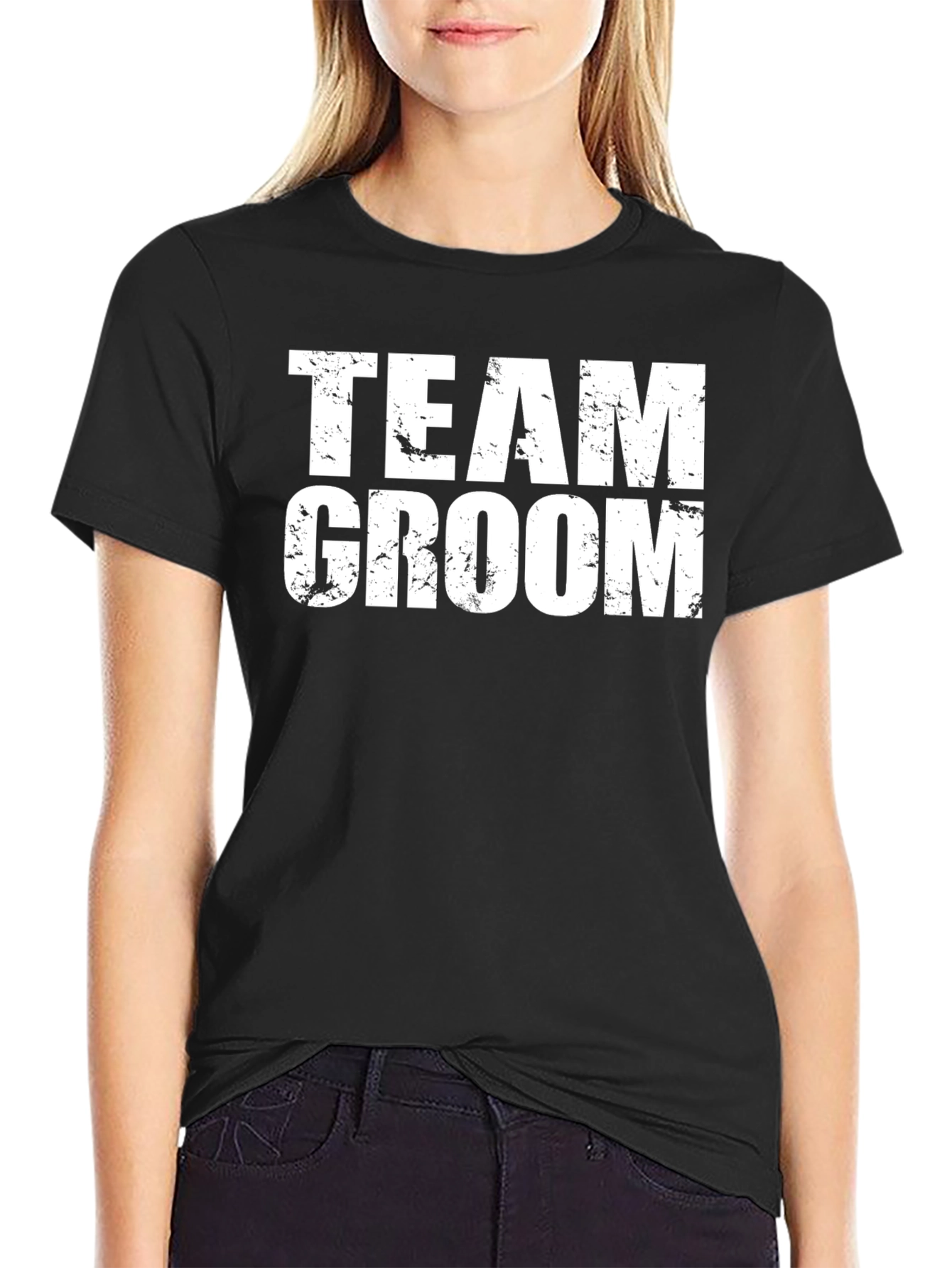 Team Groom Crew Neck T-Shirt
