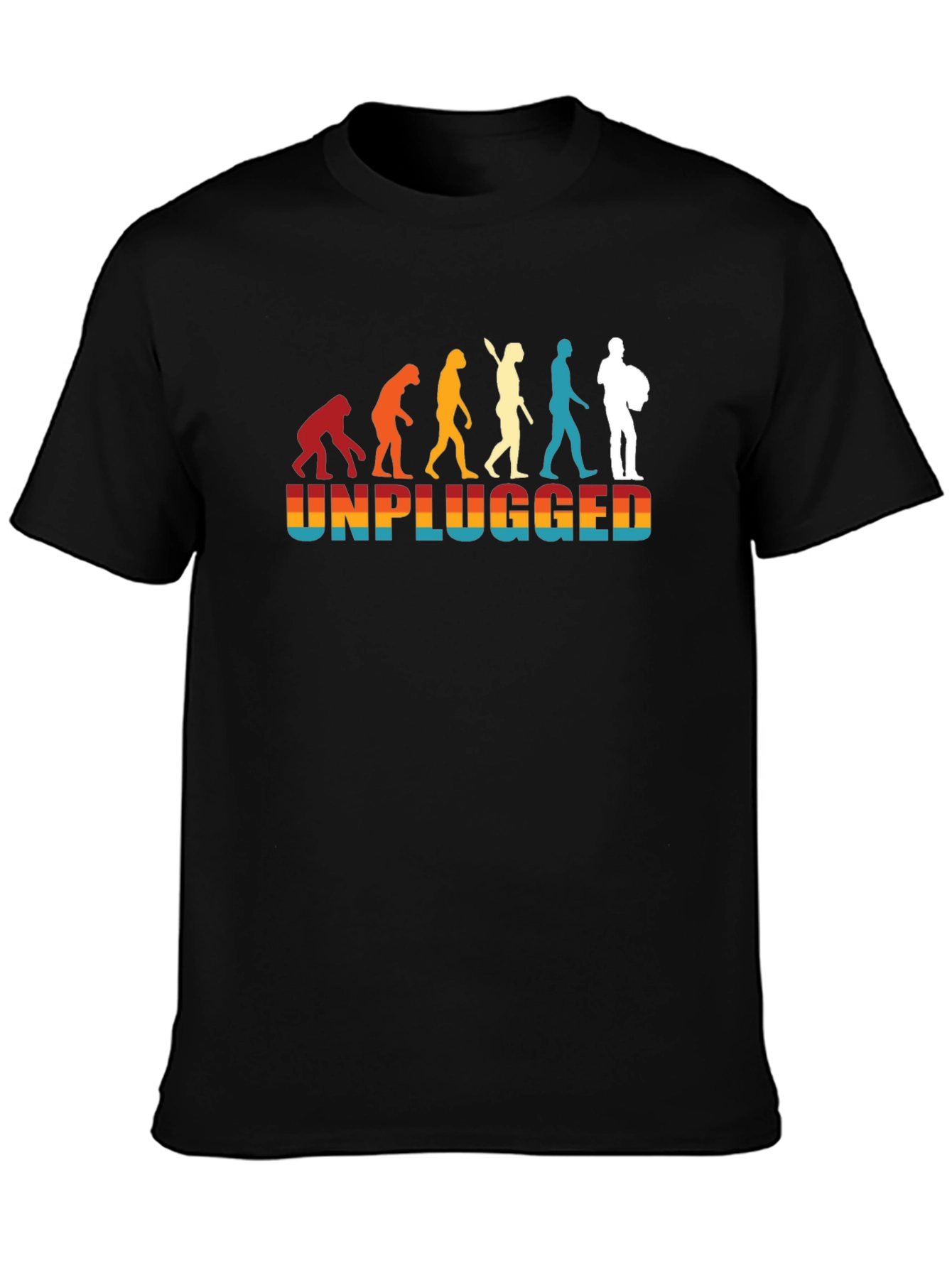 Unplugged Evolution T-Shirt - Retro Style