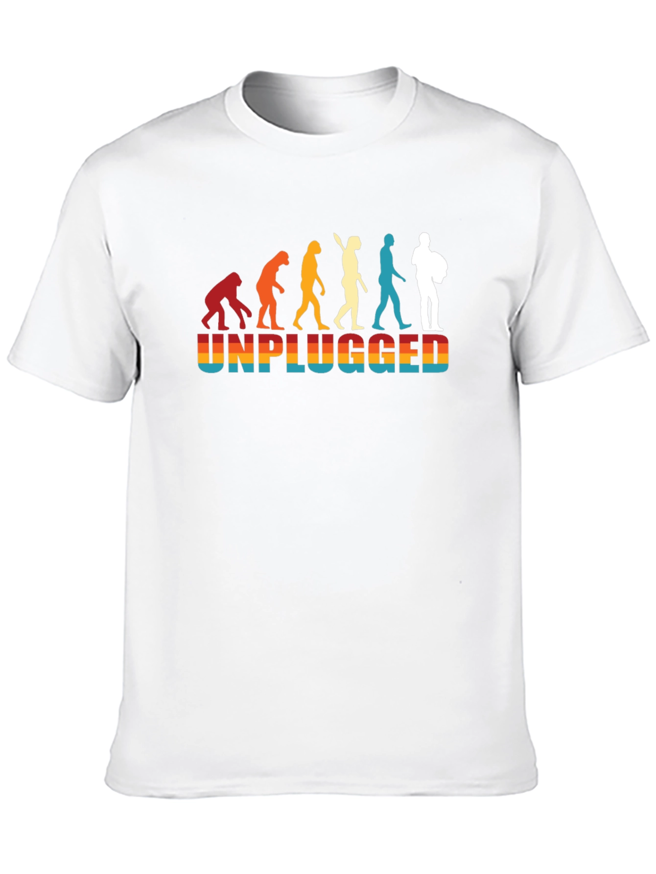 Unplugged Evolution T-Shirt - Retro Style