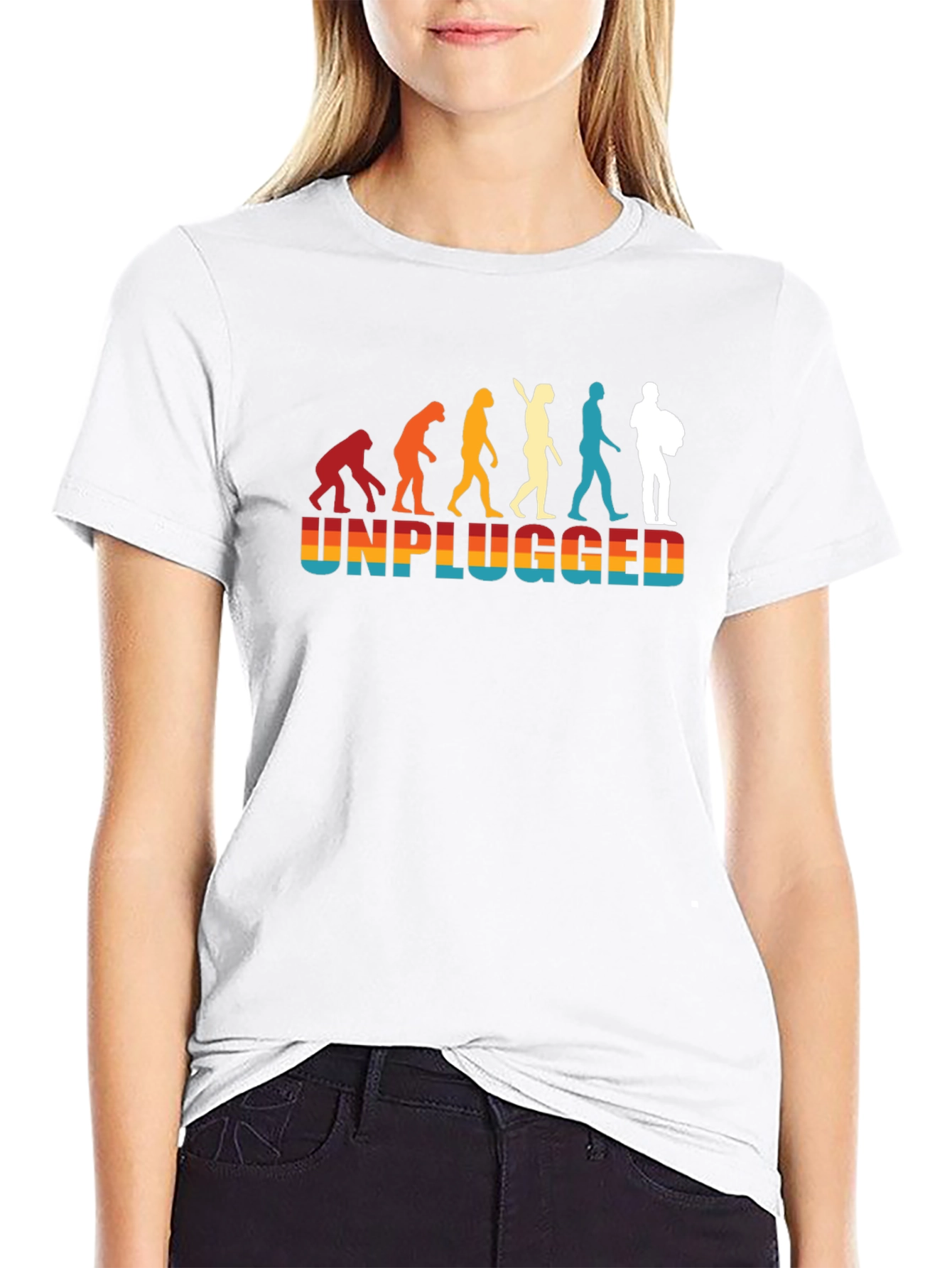 Unplugged Evolution T-Shirt - Retro Style