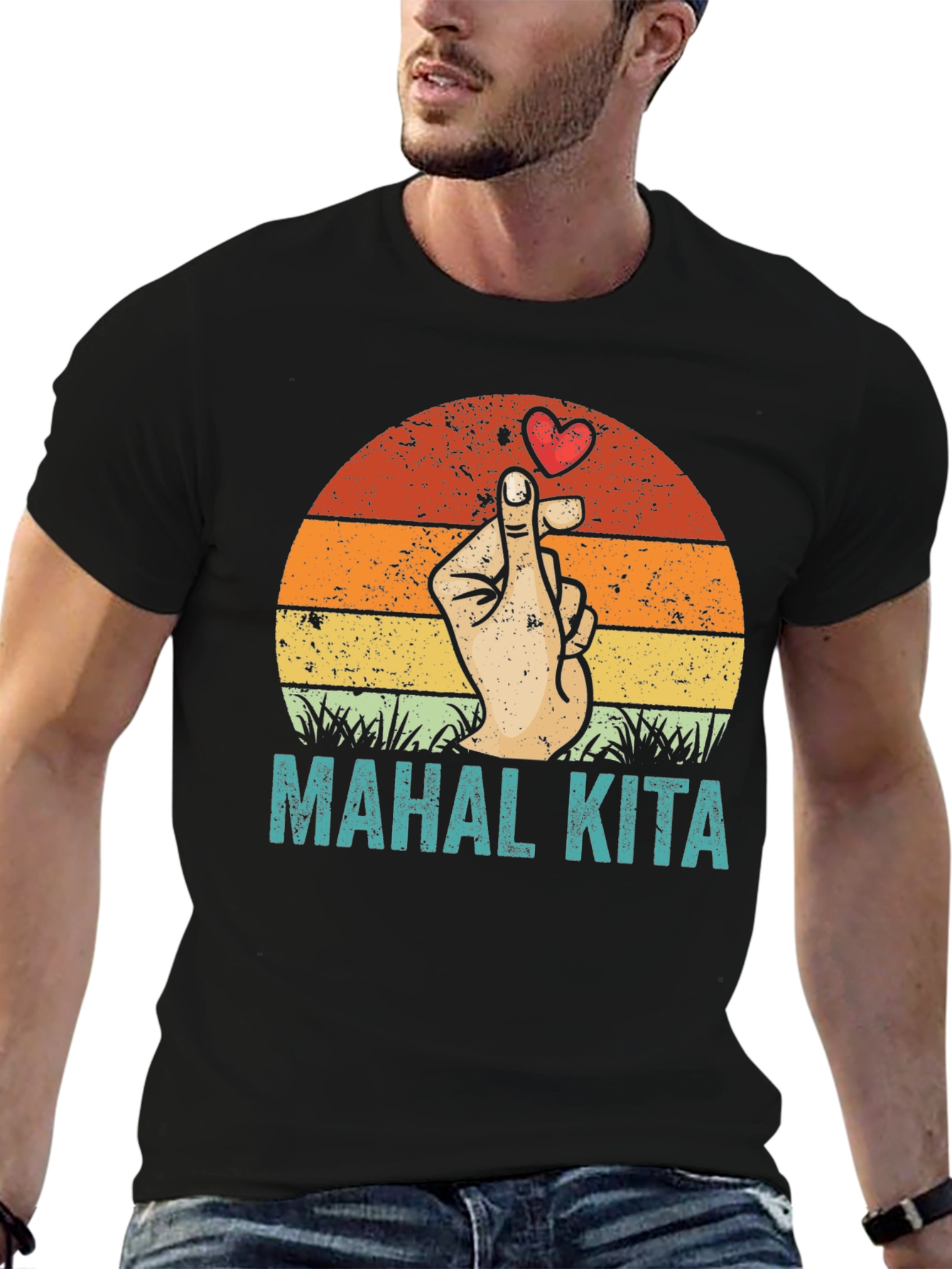 Mahal Kita Graphic Tee - Retro Love Design