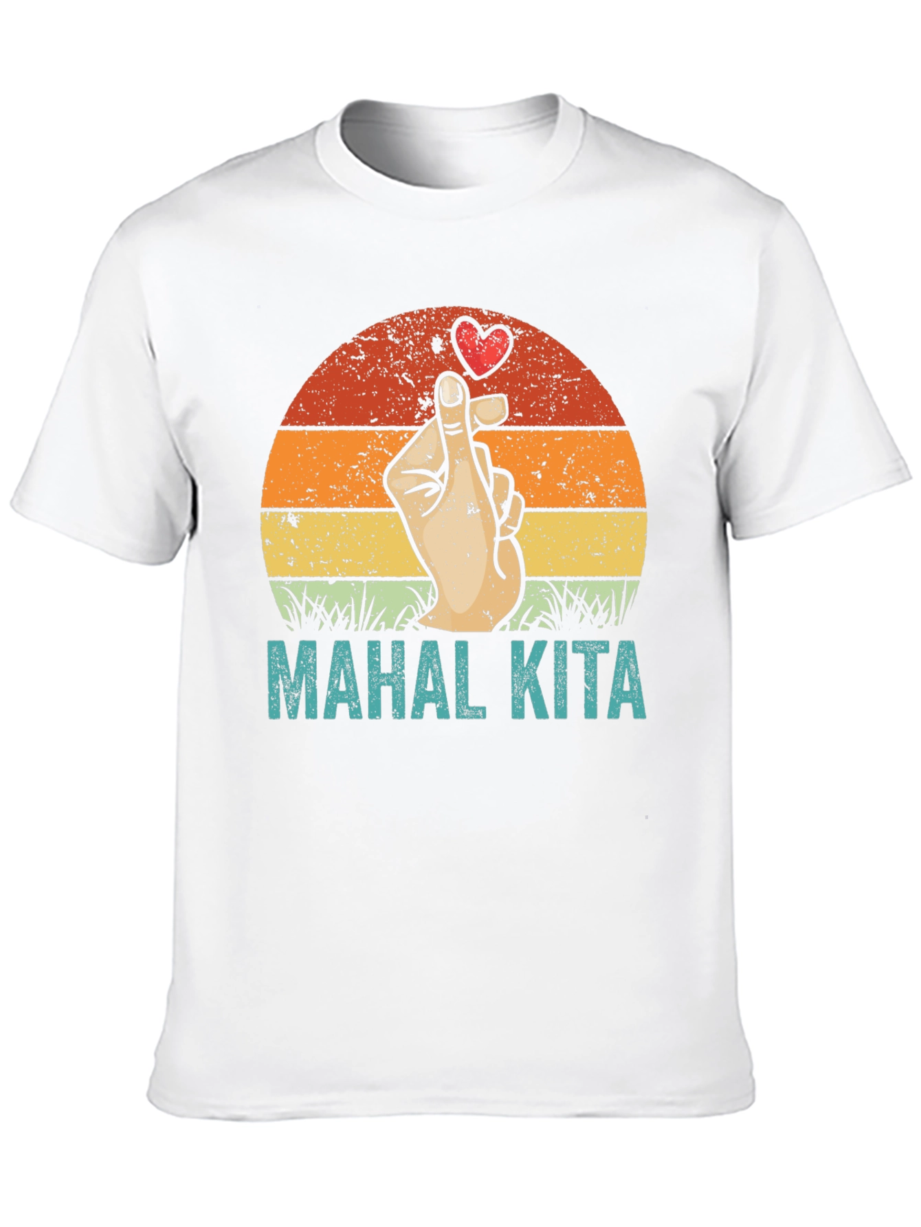 Mahal Kita Graphic Tee - Retro Love Design