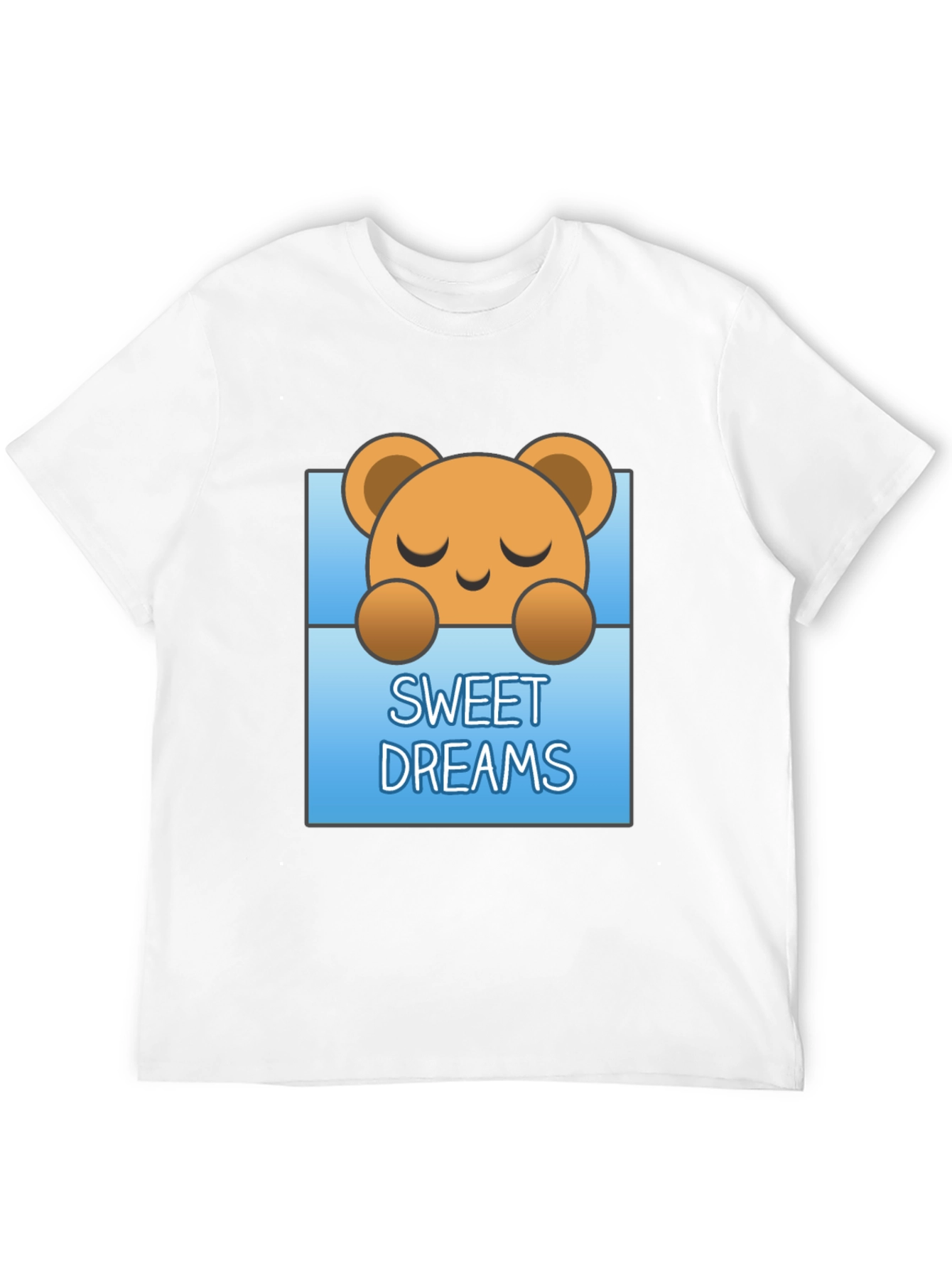 Sweet Dreams Bear Graphic Tee - Soft Cotton