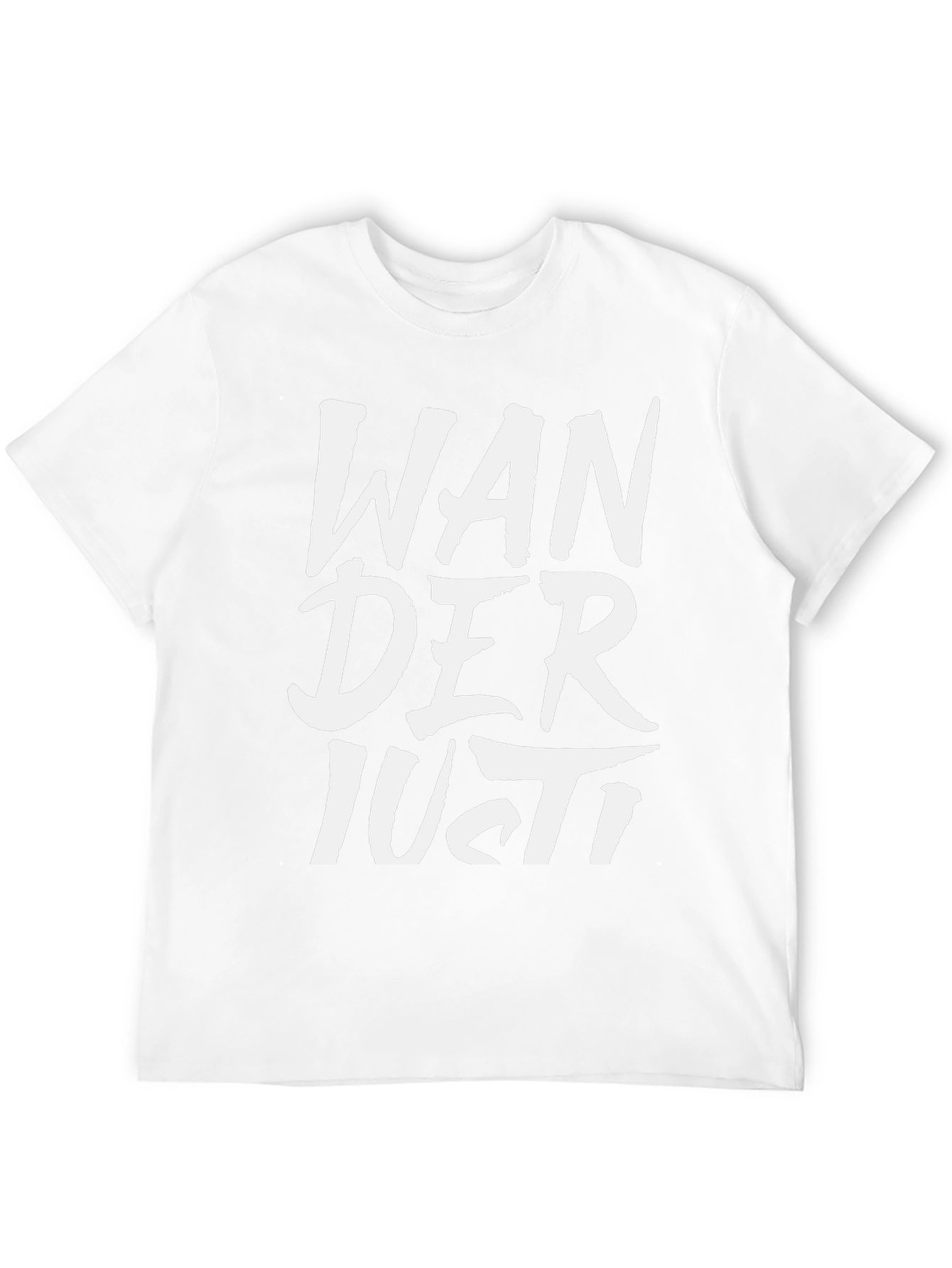 Wanderlust Graphic Tee - Black Cotton T-Shirt