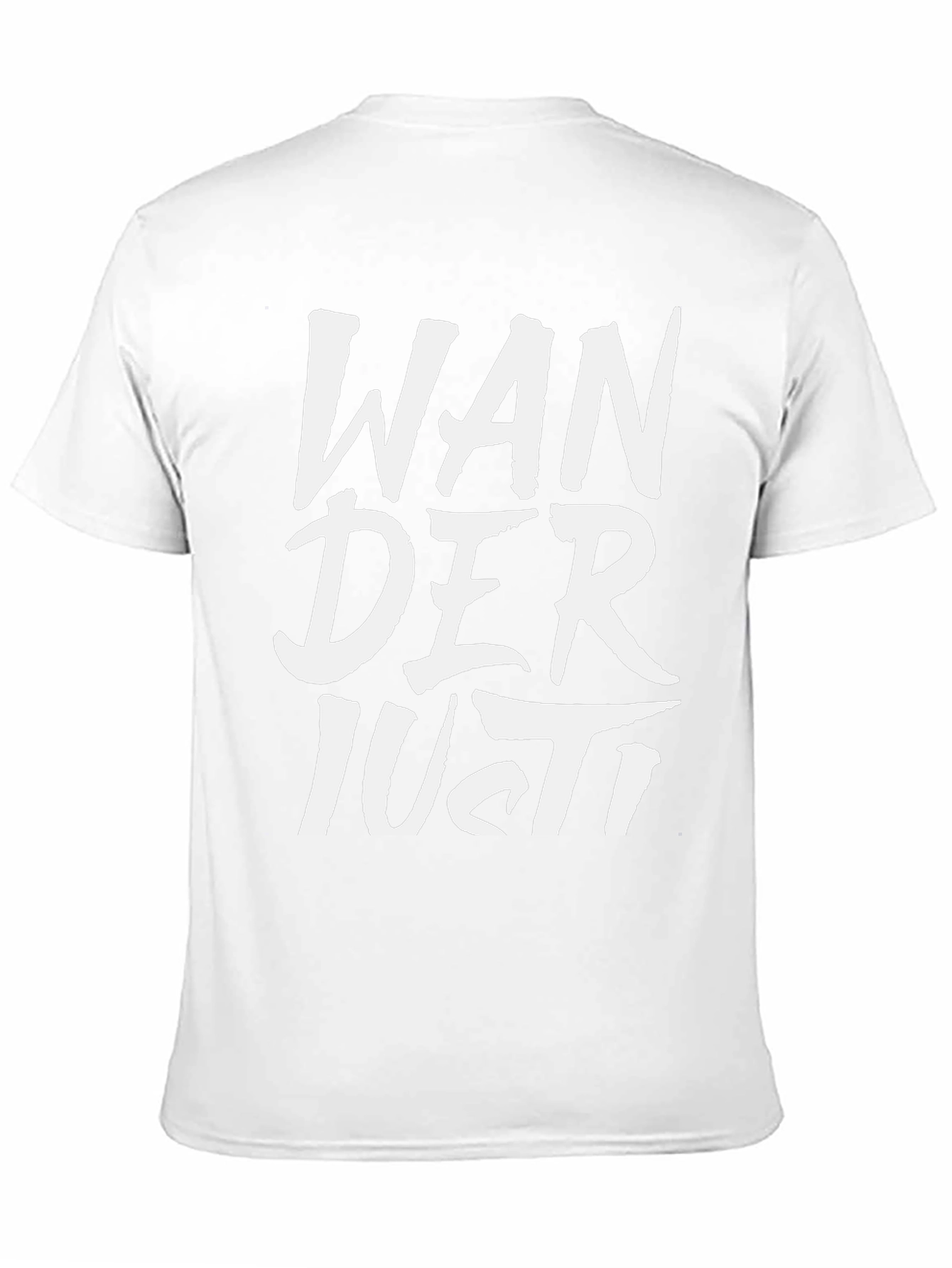 Wanderlust Graphic Tee - Black Cotton T-Shirt