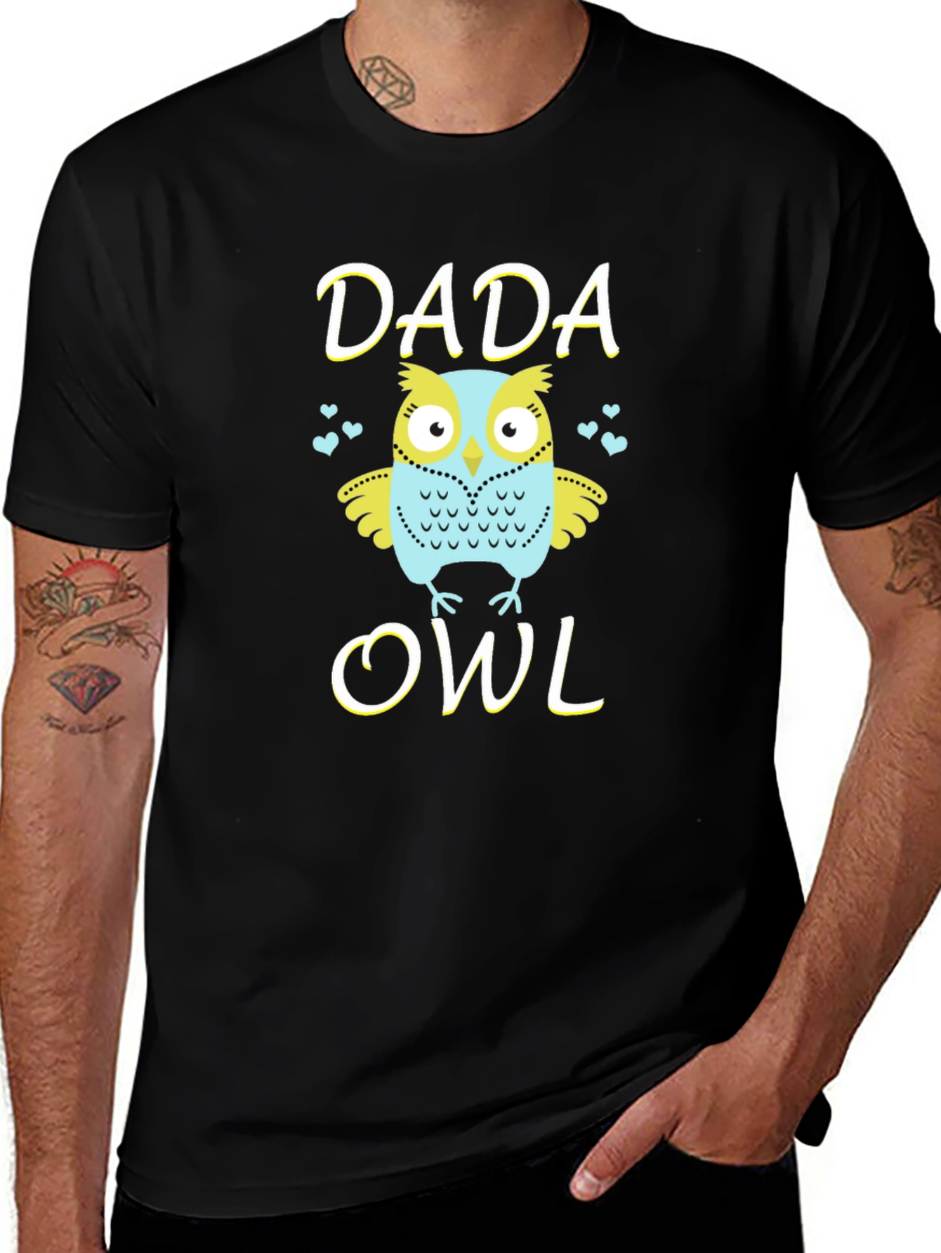 Dada Owl T-Shirt - Cute Owl Graphic Tee