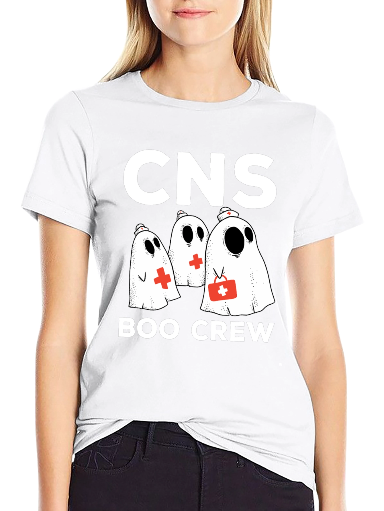CNS Boo Crew Halloween Nurse T-Shirt