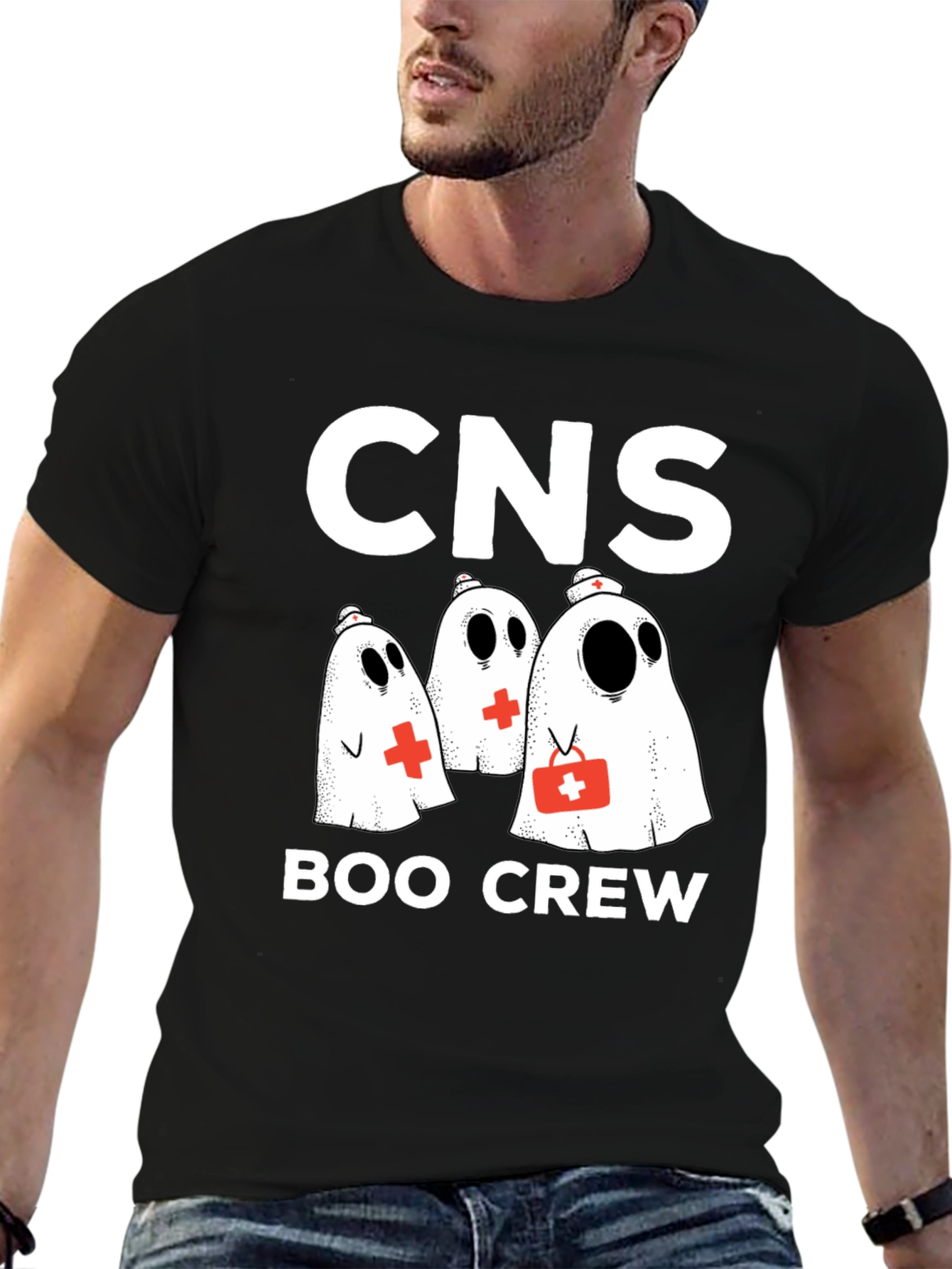 CNS Boo Crew Halloween Nurse T-Shirt