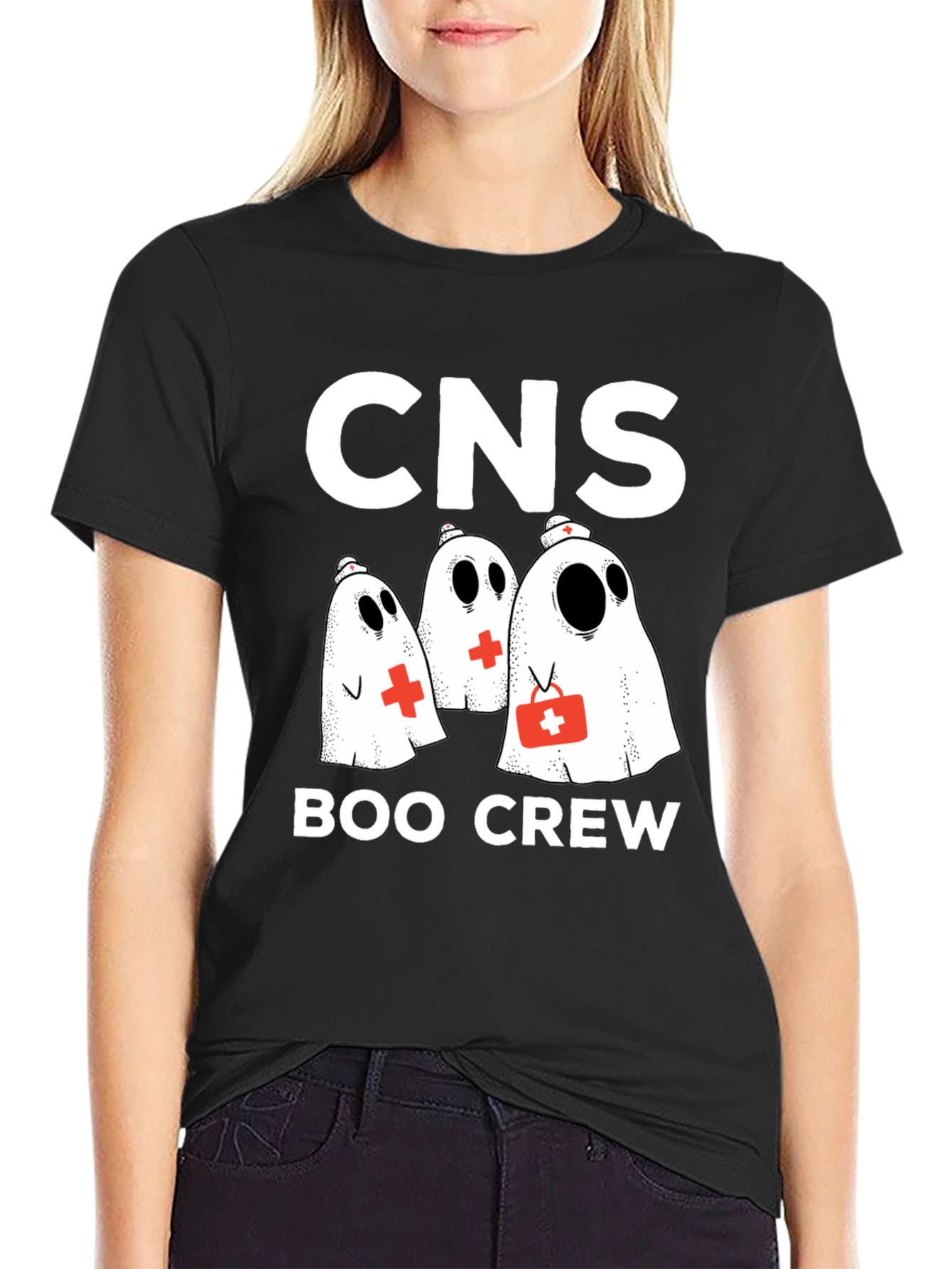 CNS Boo Crew Halloween Nurse T-Shirt