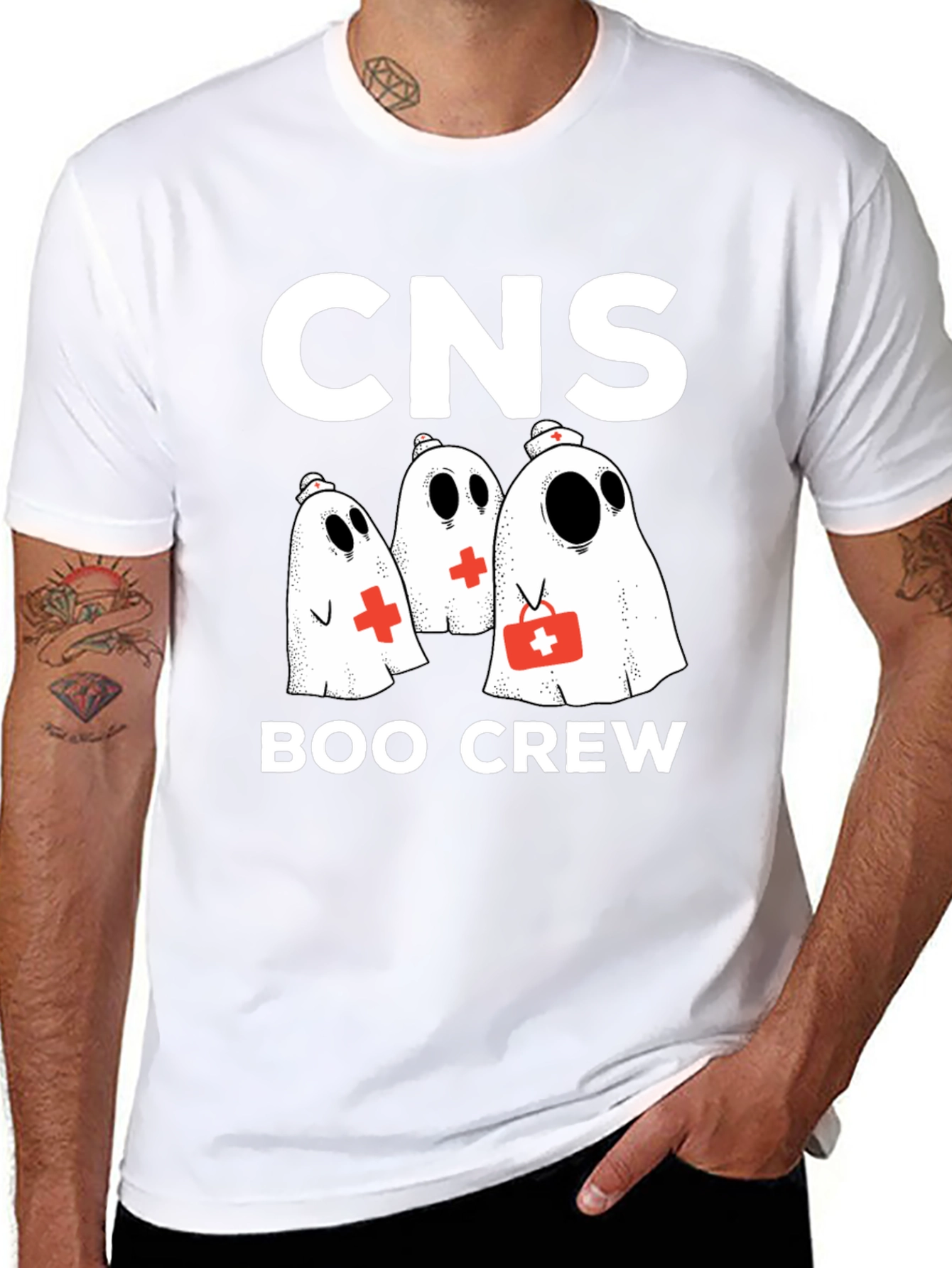 CNS Boo Crew Halloween Nurse T-Shirt