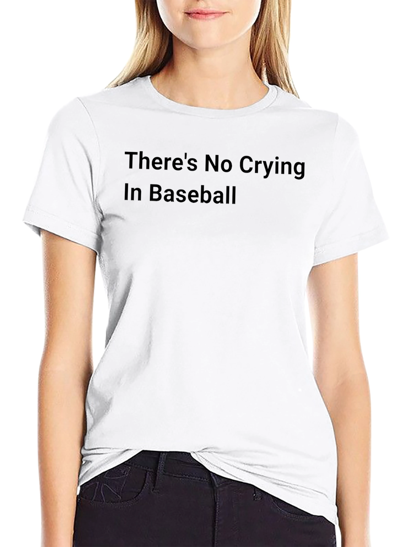 Baseball T-Shirt: No Crying in Baseball
