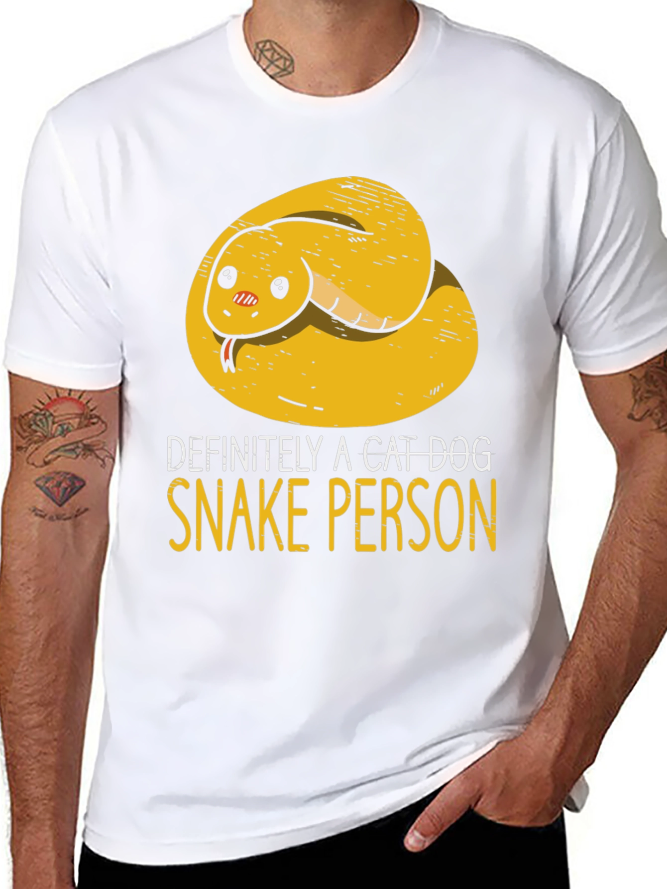 Funny Snake Person T-Shirt