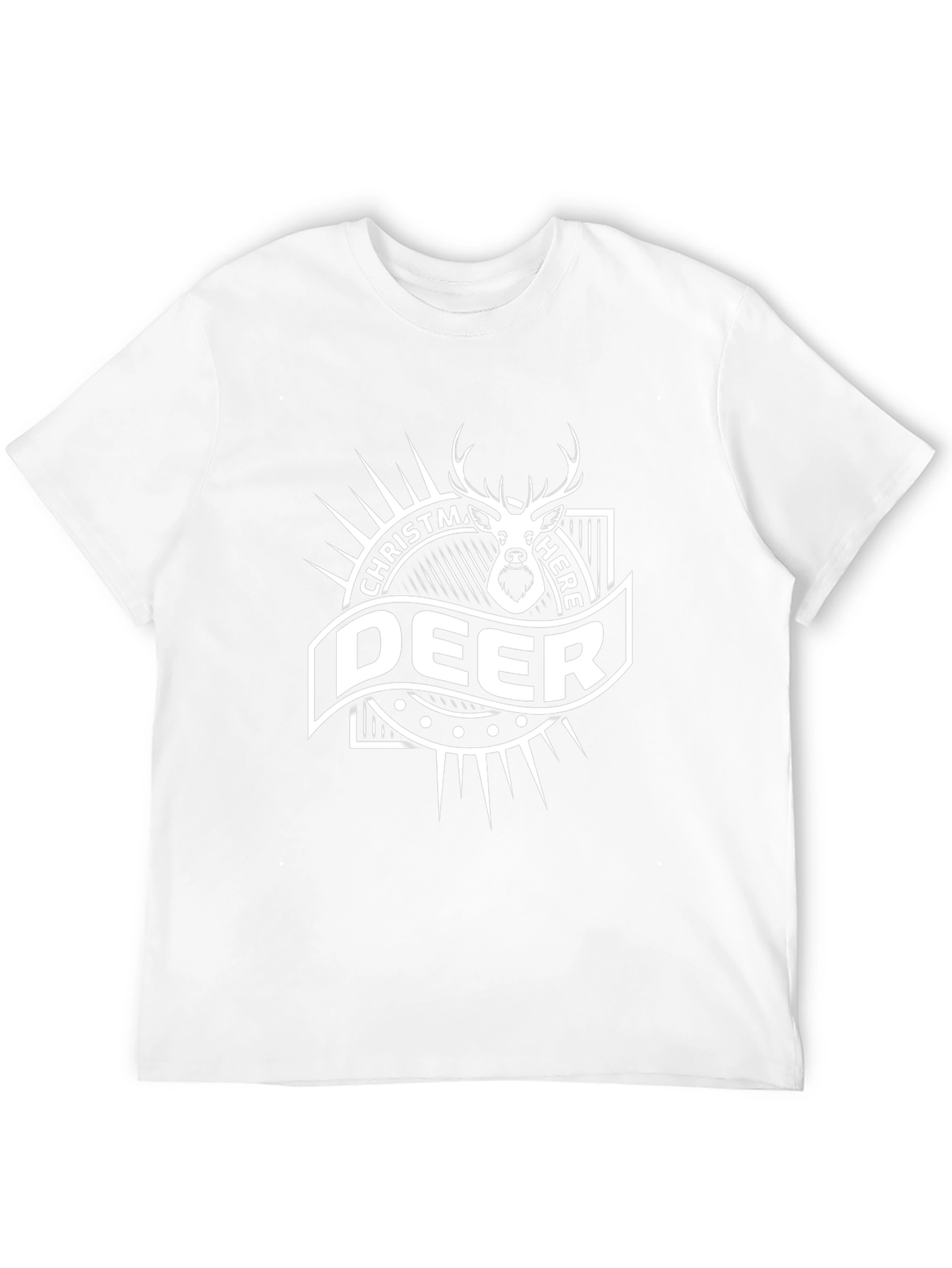 Christmas Deer Here Graphic Tee