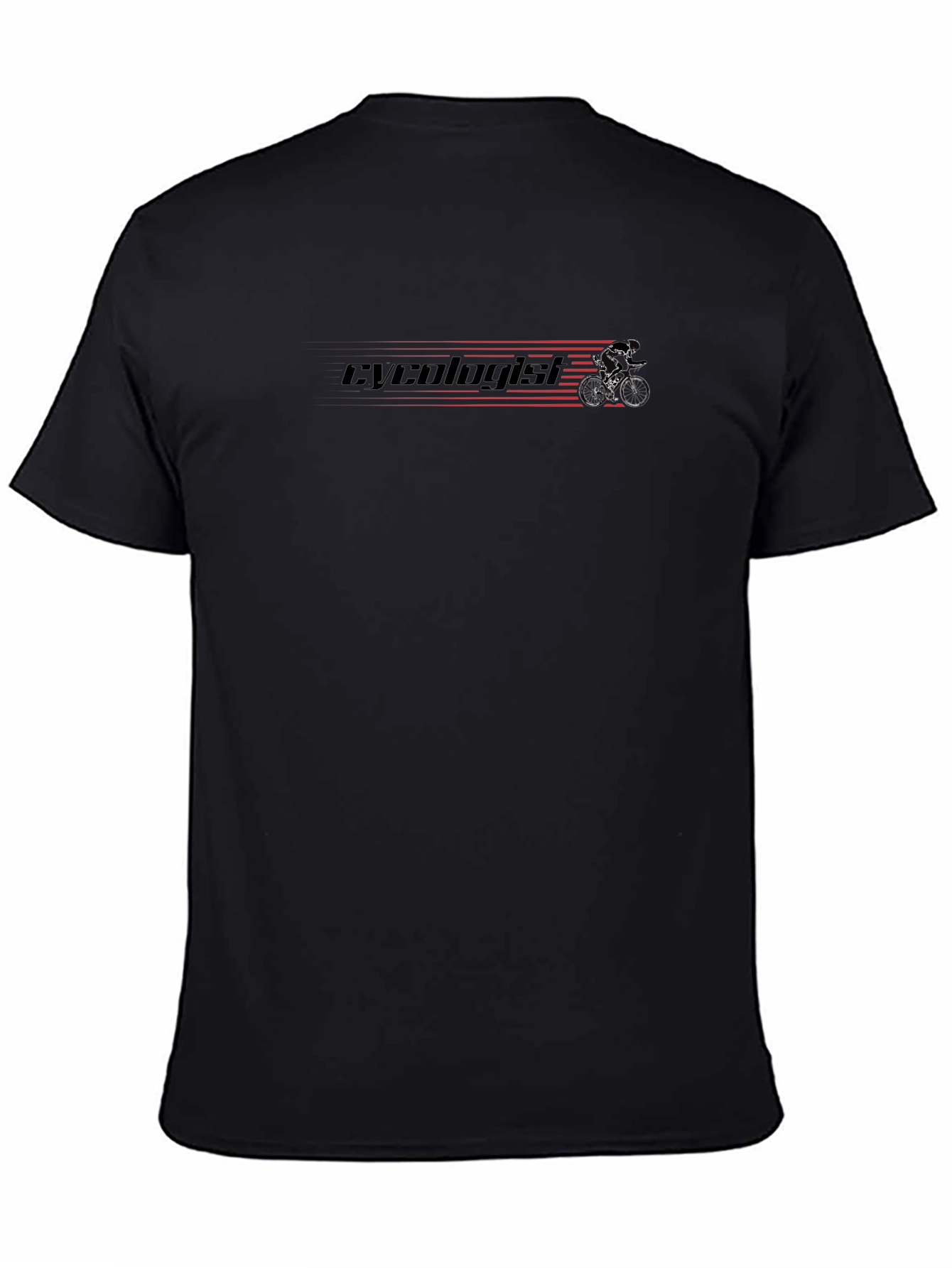 Cycologist Cyclist Black Graphic T-Shirt