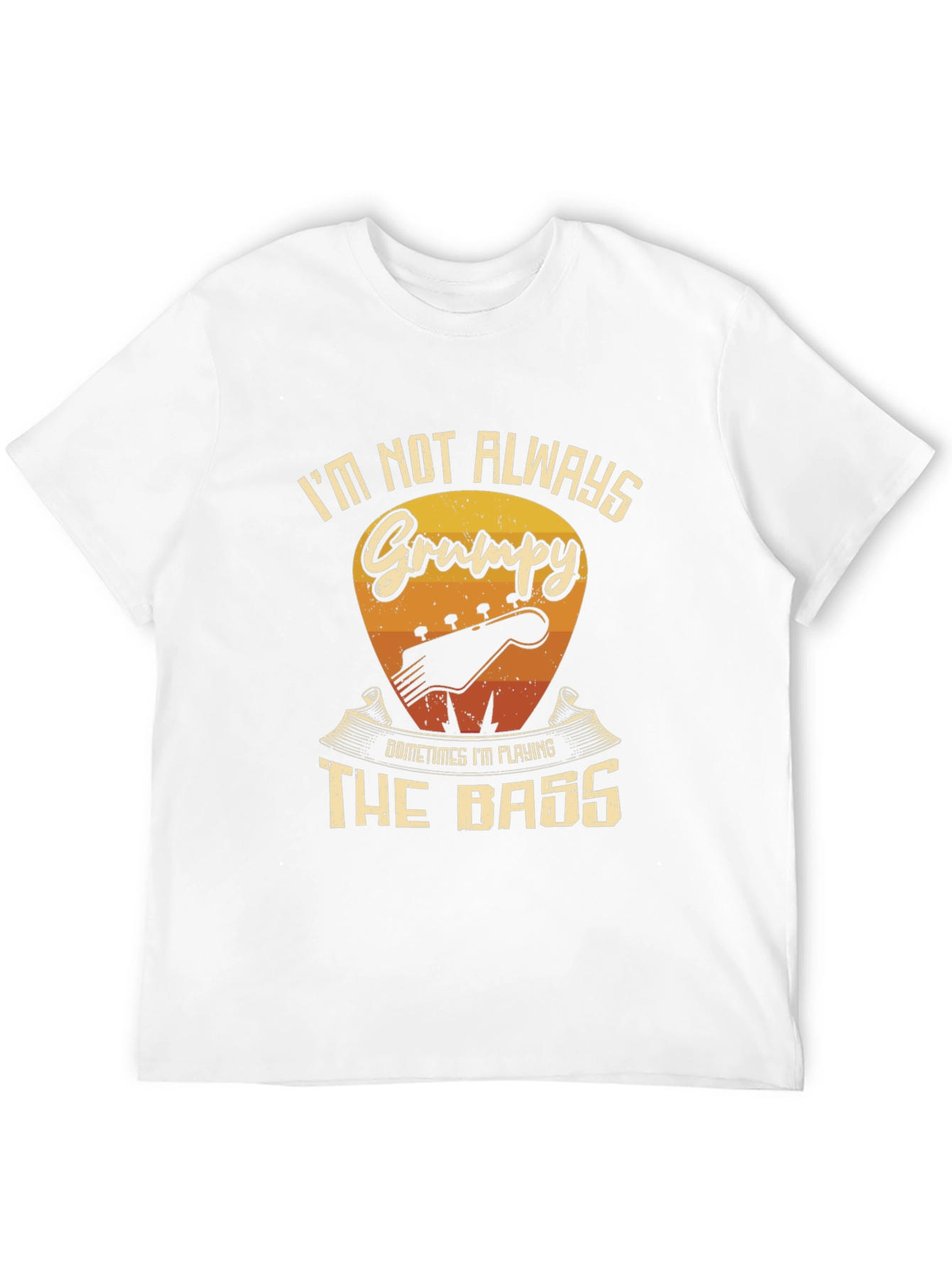 Grumpy Bass Player Graphic T-Shirt