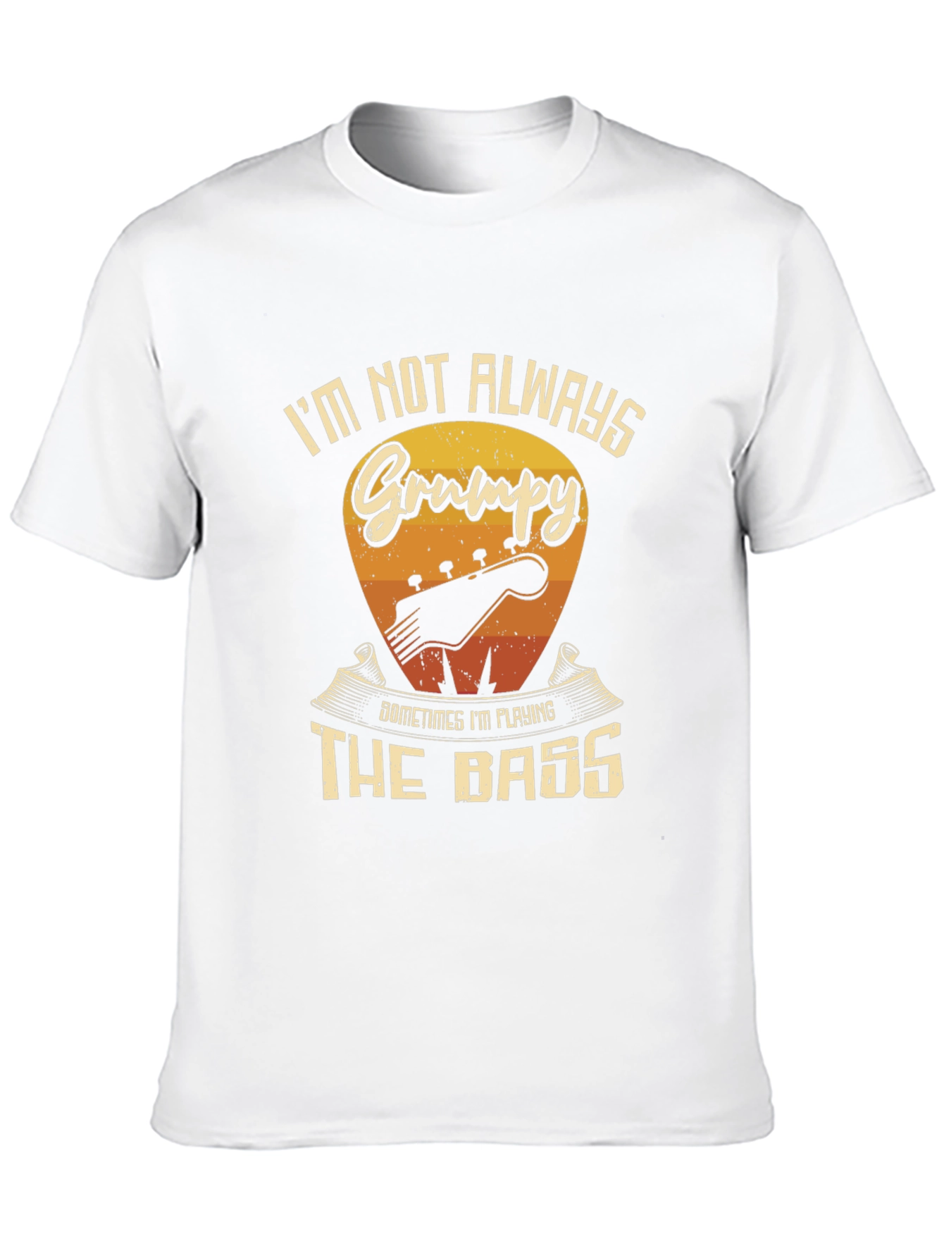 Grumpy Bass Player Graphic T-Shirt