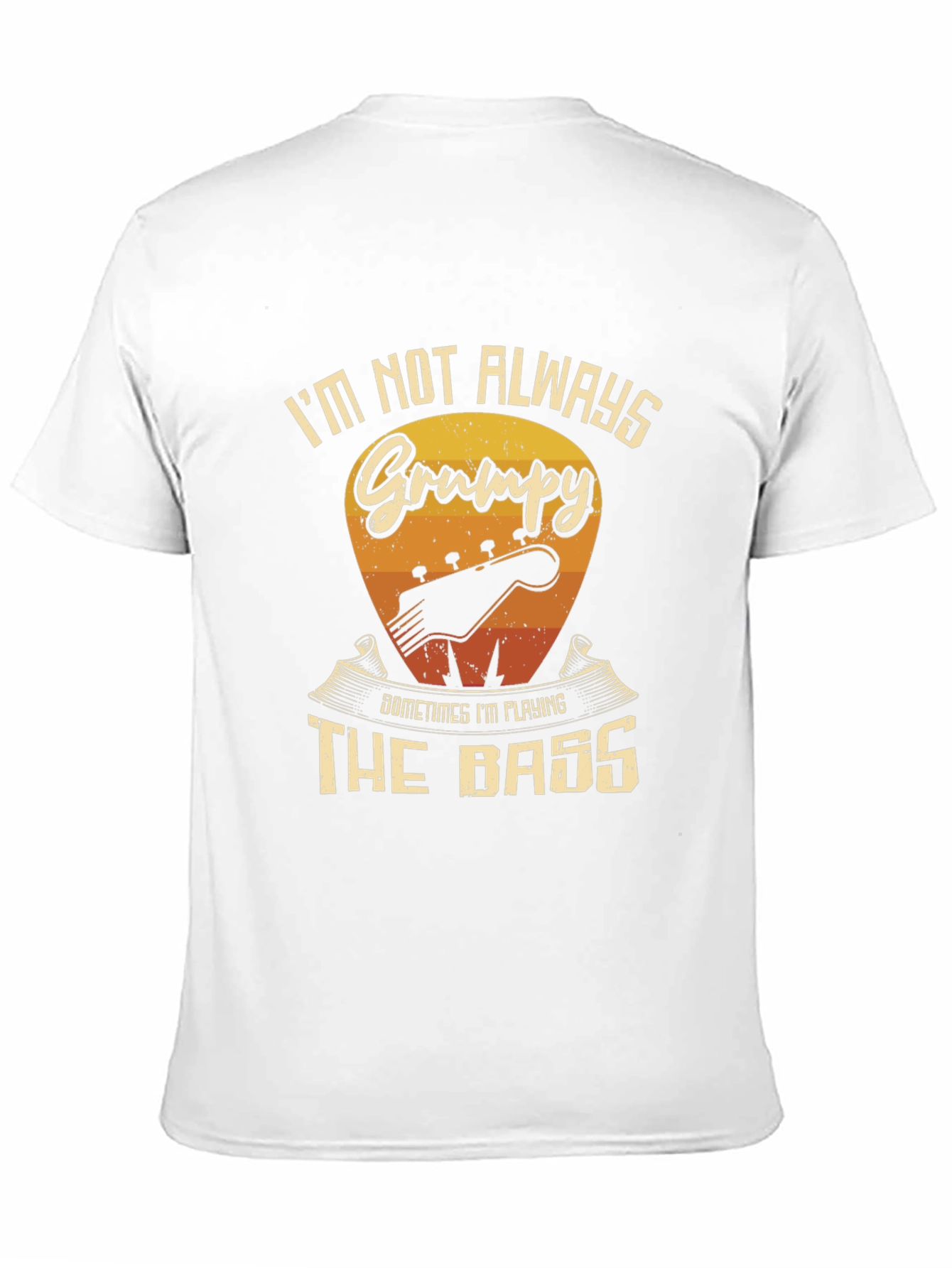 Grumpy Bass Player Graphic T-Shirt