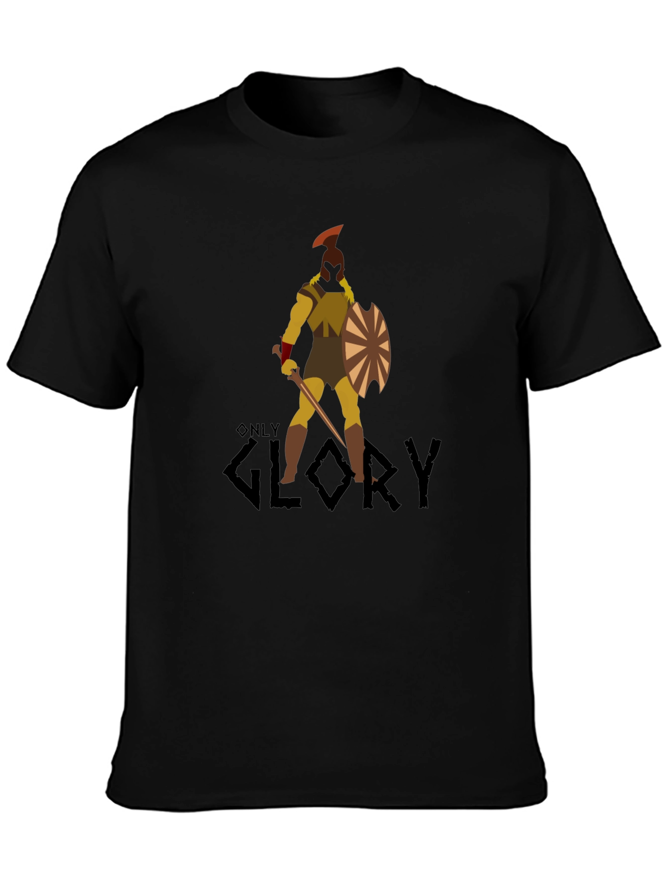 Warrior Graphic Black T-Shirt