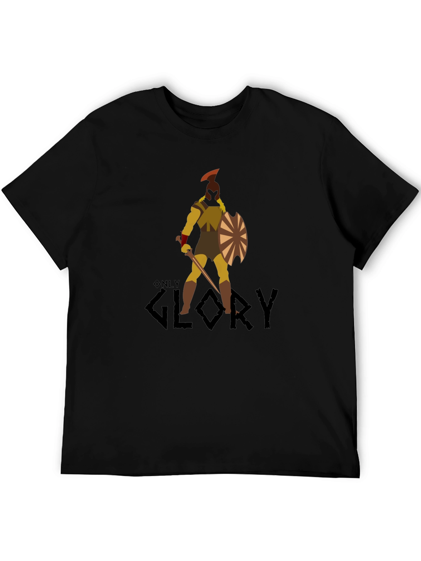 Warrior Graphic Black T-Shirt