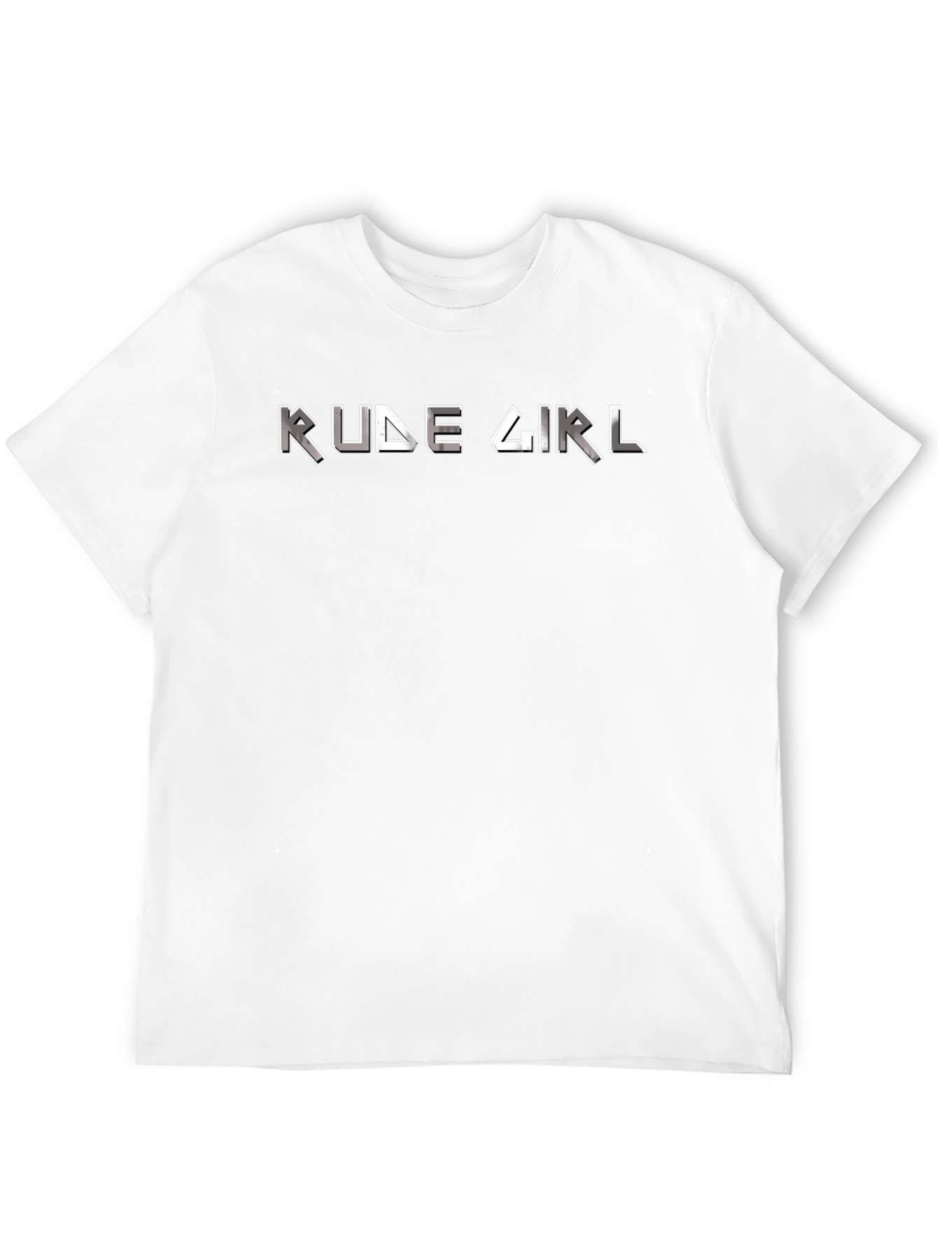 Rude Girl Graphic T-Shirt - Black