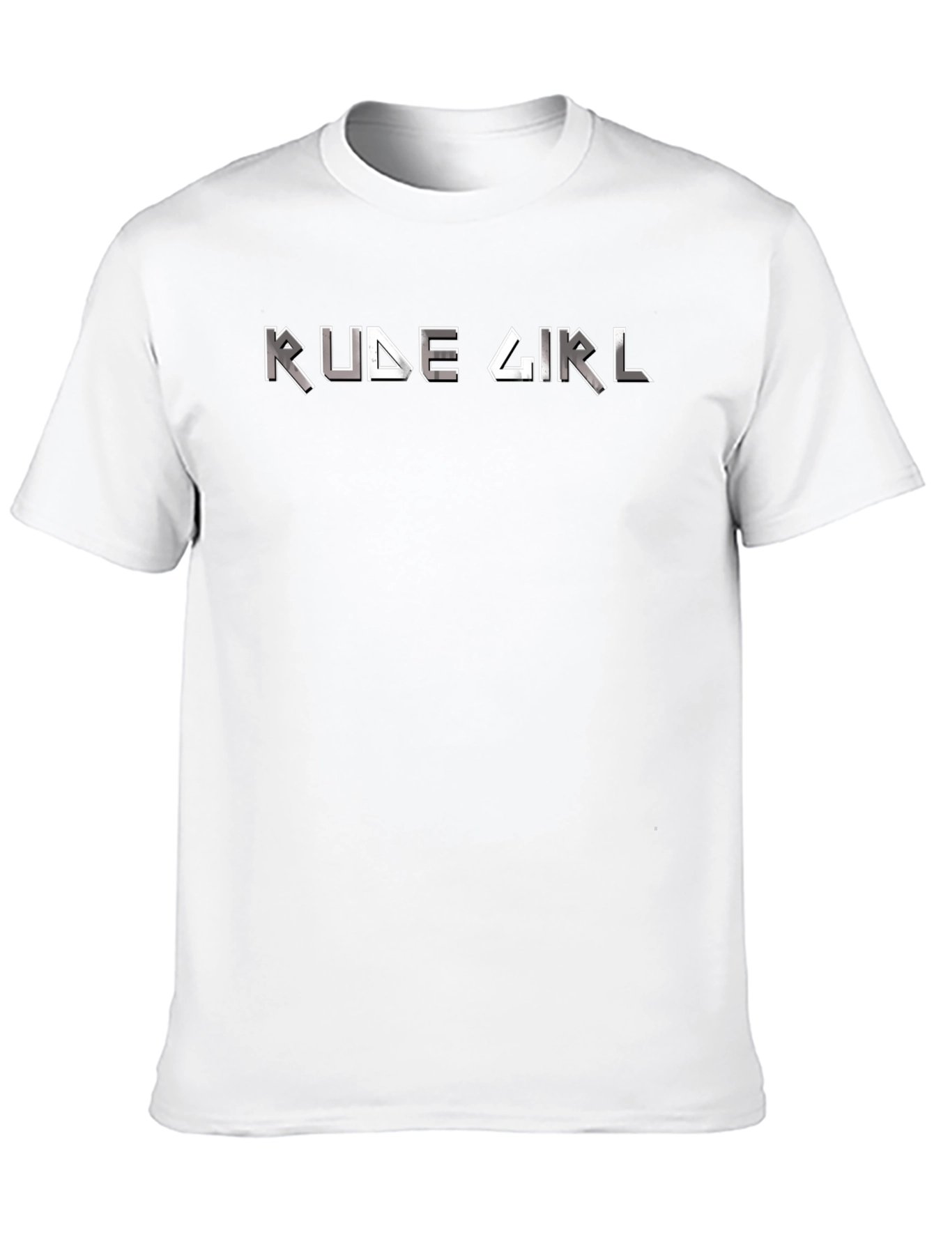 Rude Girl Graphic T-Shirt - Black