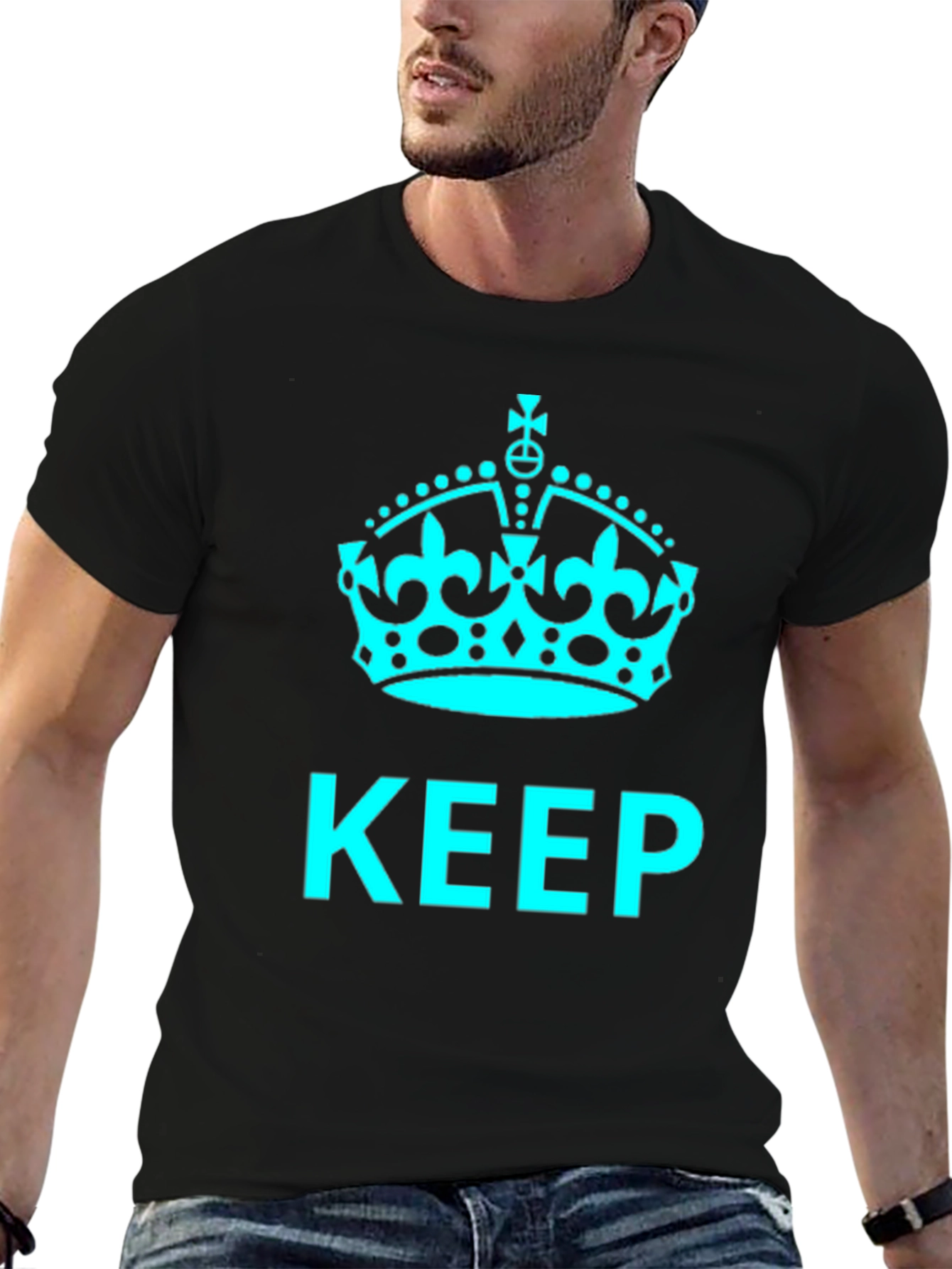 Keep Calm Black T-Shirt