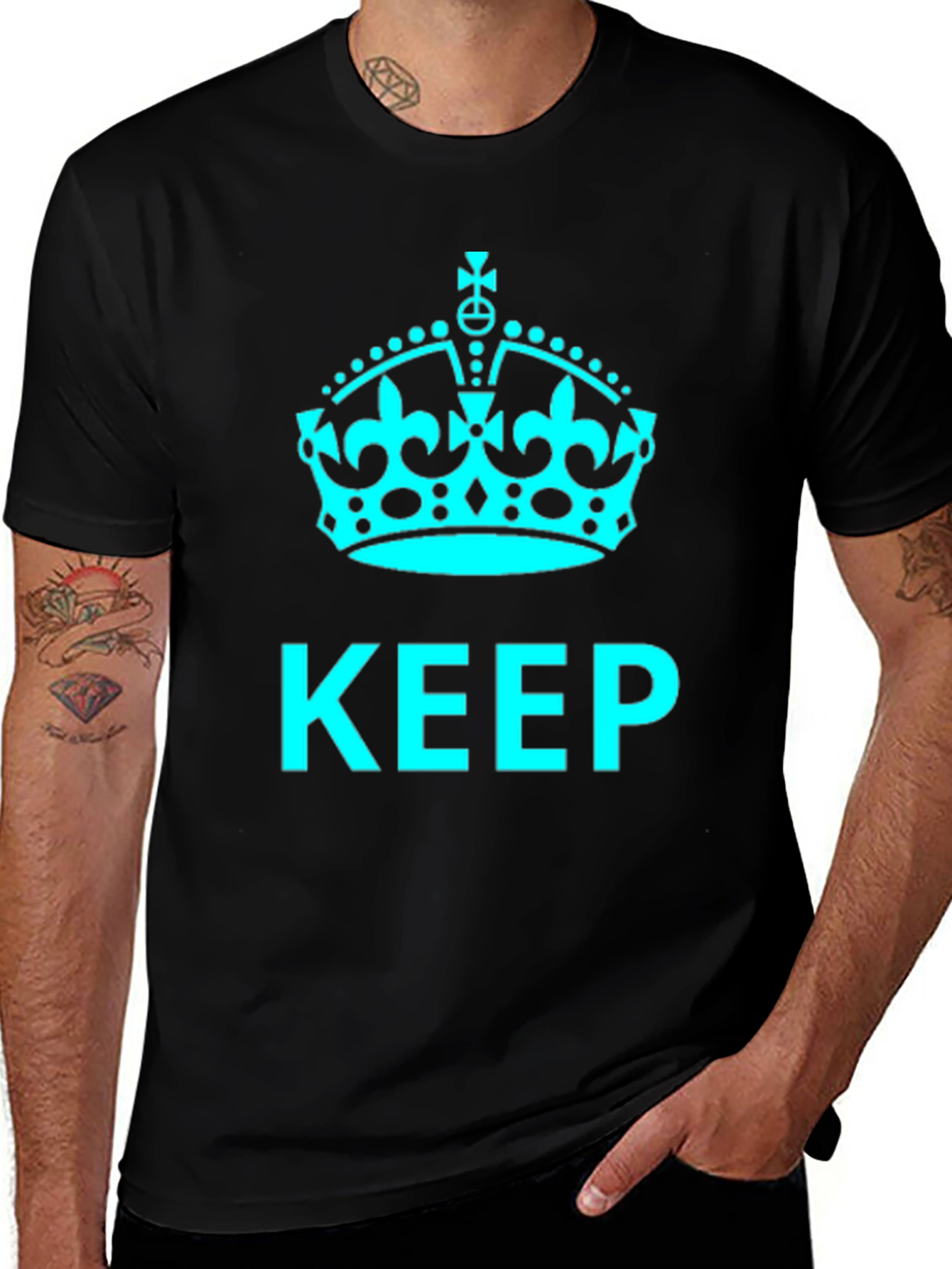Keep Calm Black T-Shirt