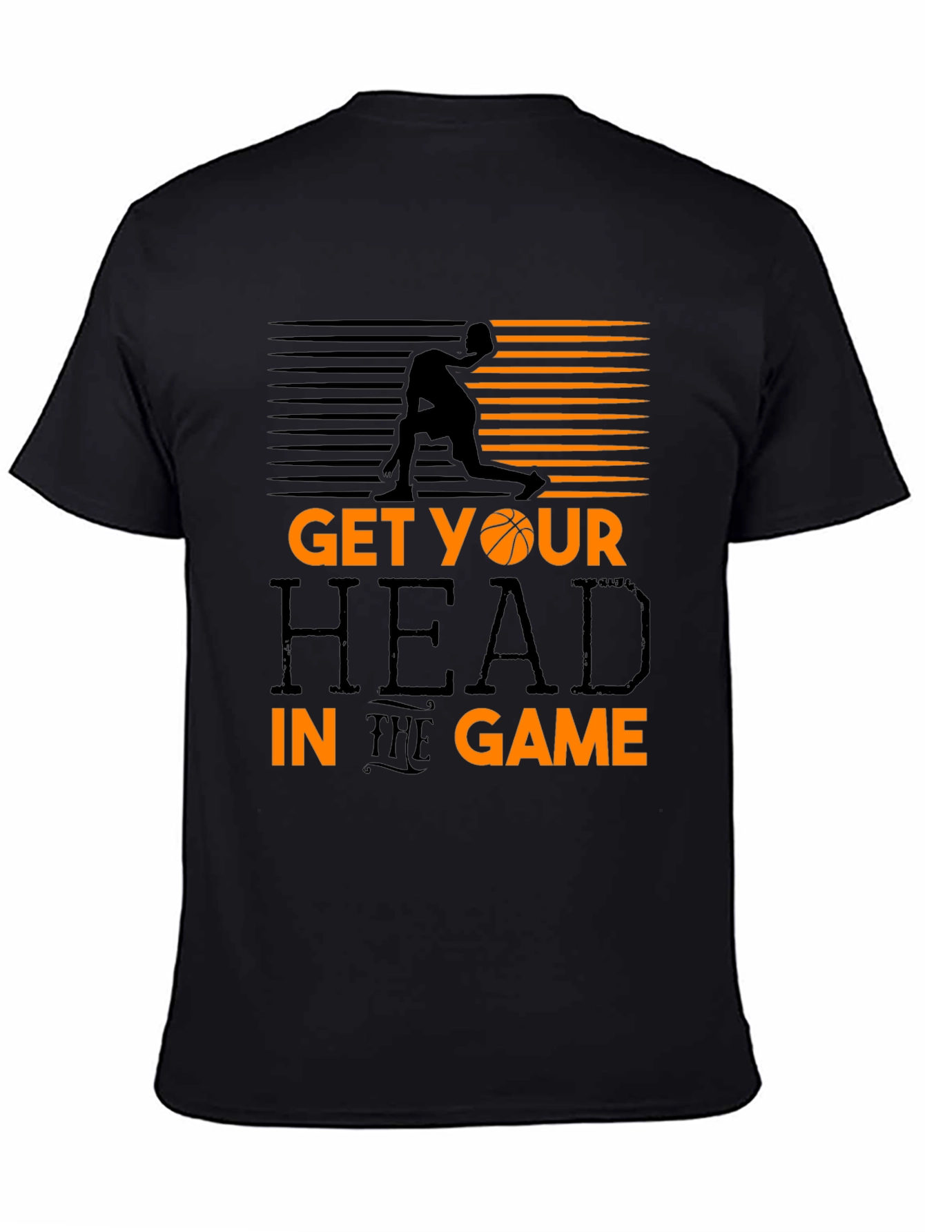Get Your Head in the Game Black T-Shirt