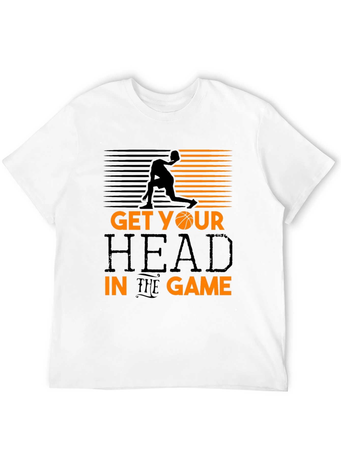 Get Your Head in the Game Black T-Shirt