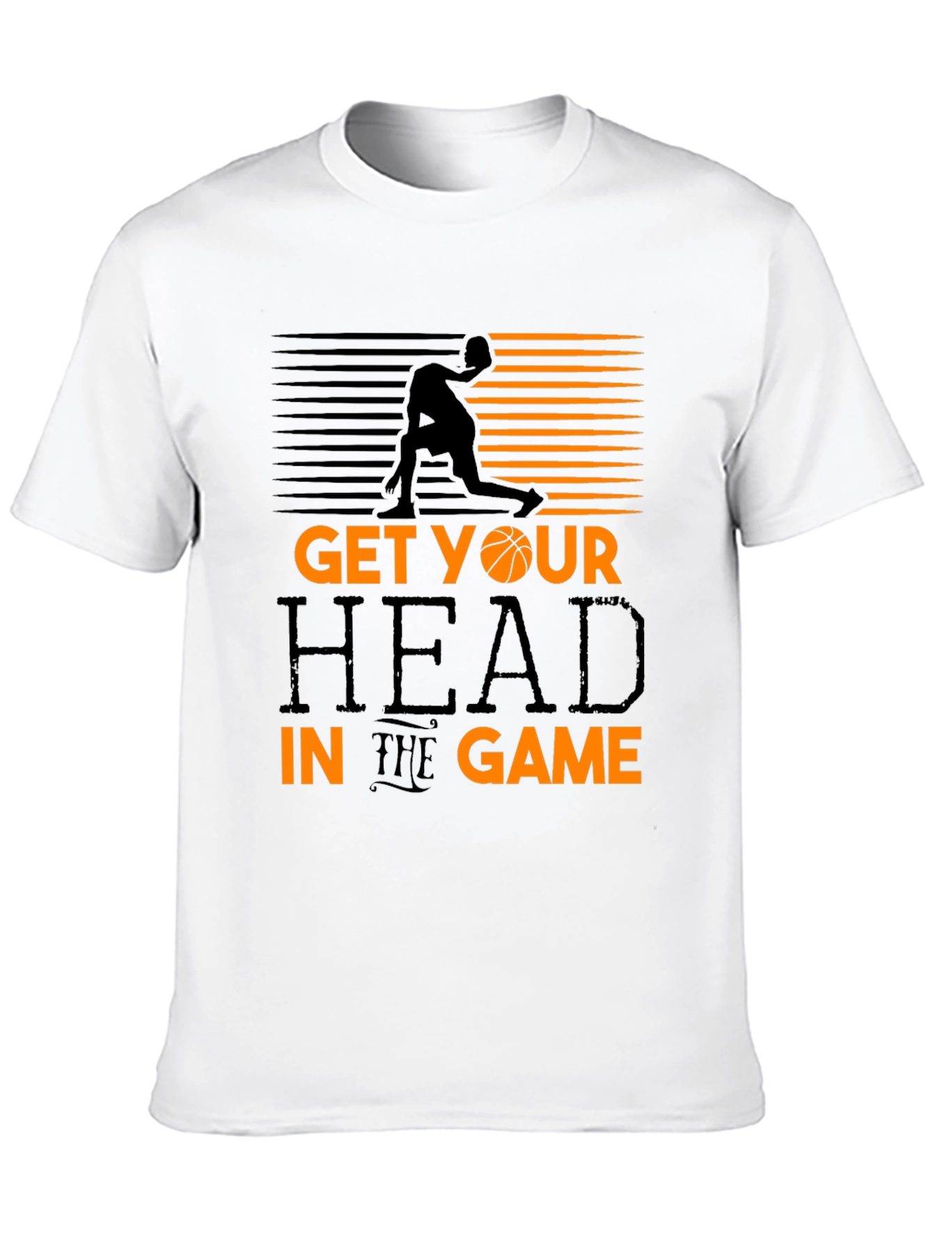 Get Your Head in the Game Black T-Shirt