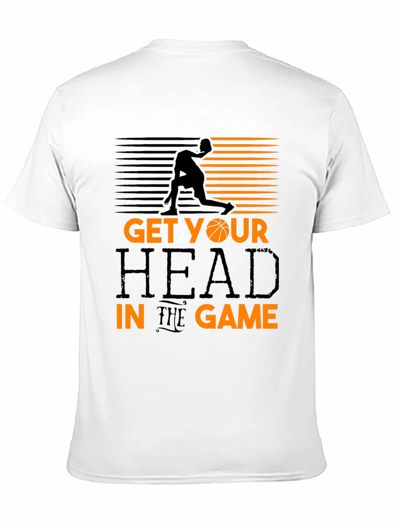 Get Your Head in the Game Black T-Shirt