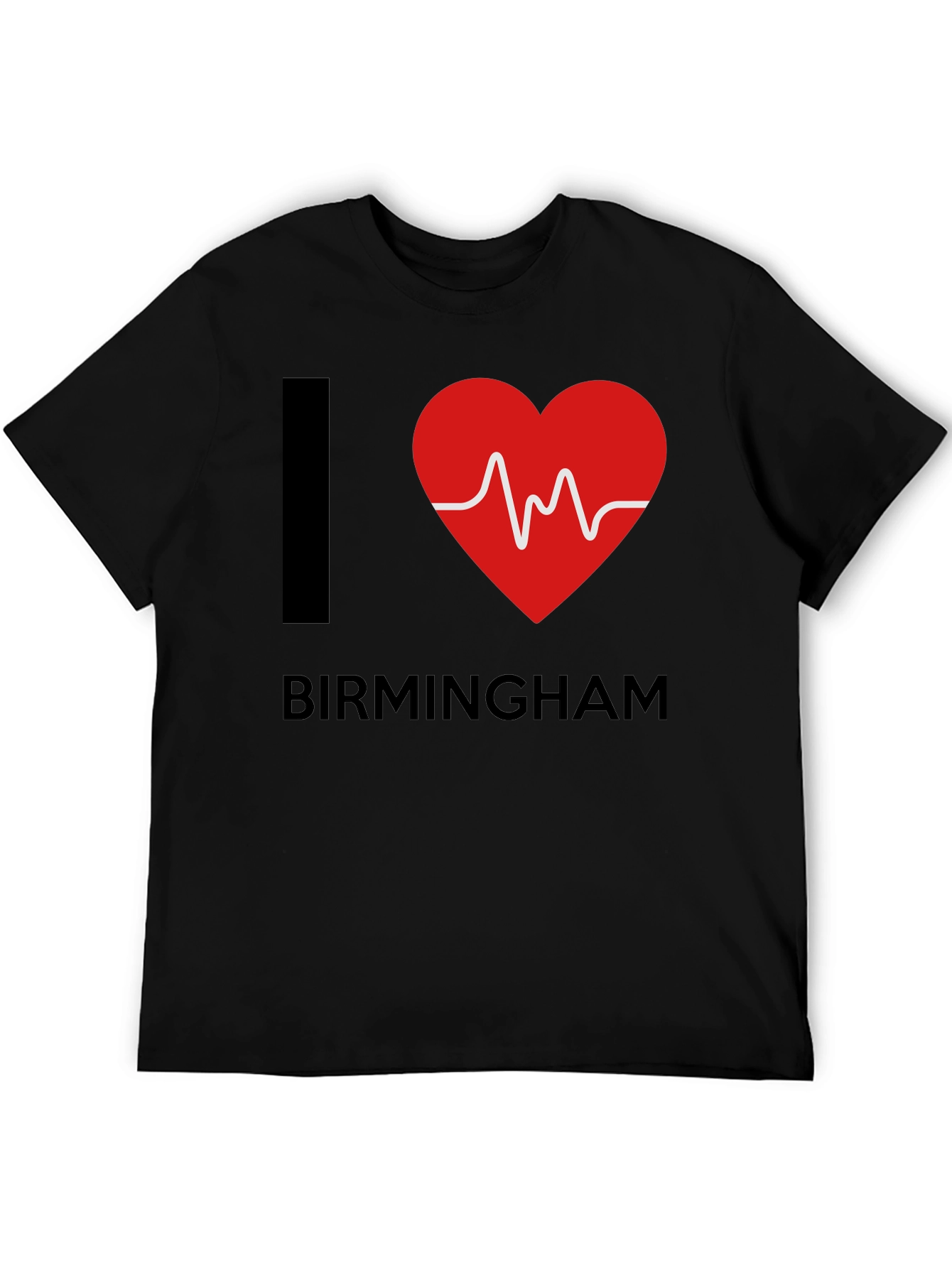 I Heart Birmingham Graphic Tee - Black
