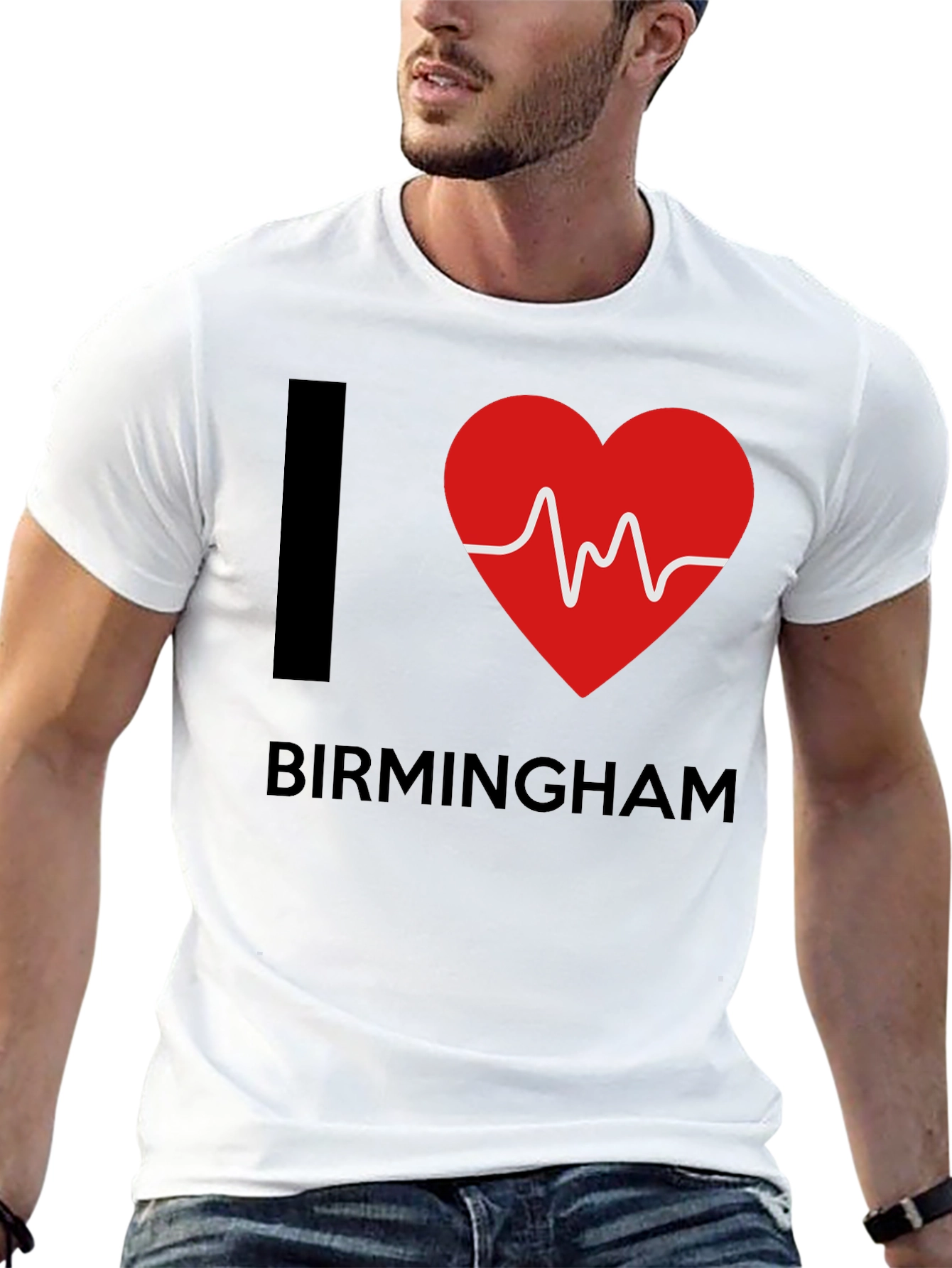 I Heart Birmingham Graphic Tee - Black
