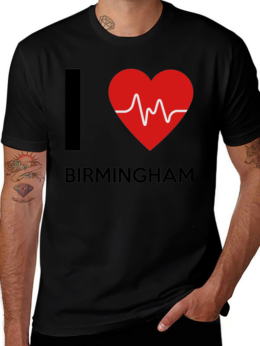 I Heart Birmingham Graphic Tee - Black