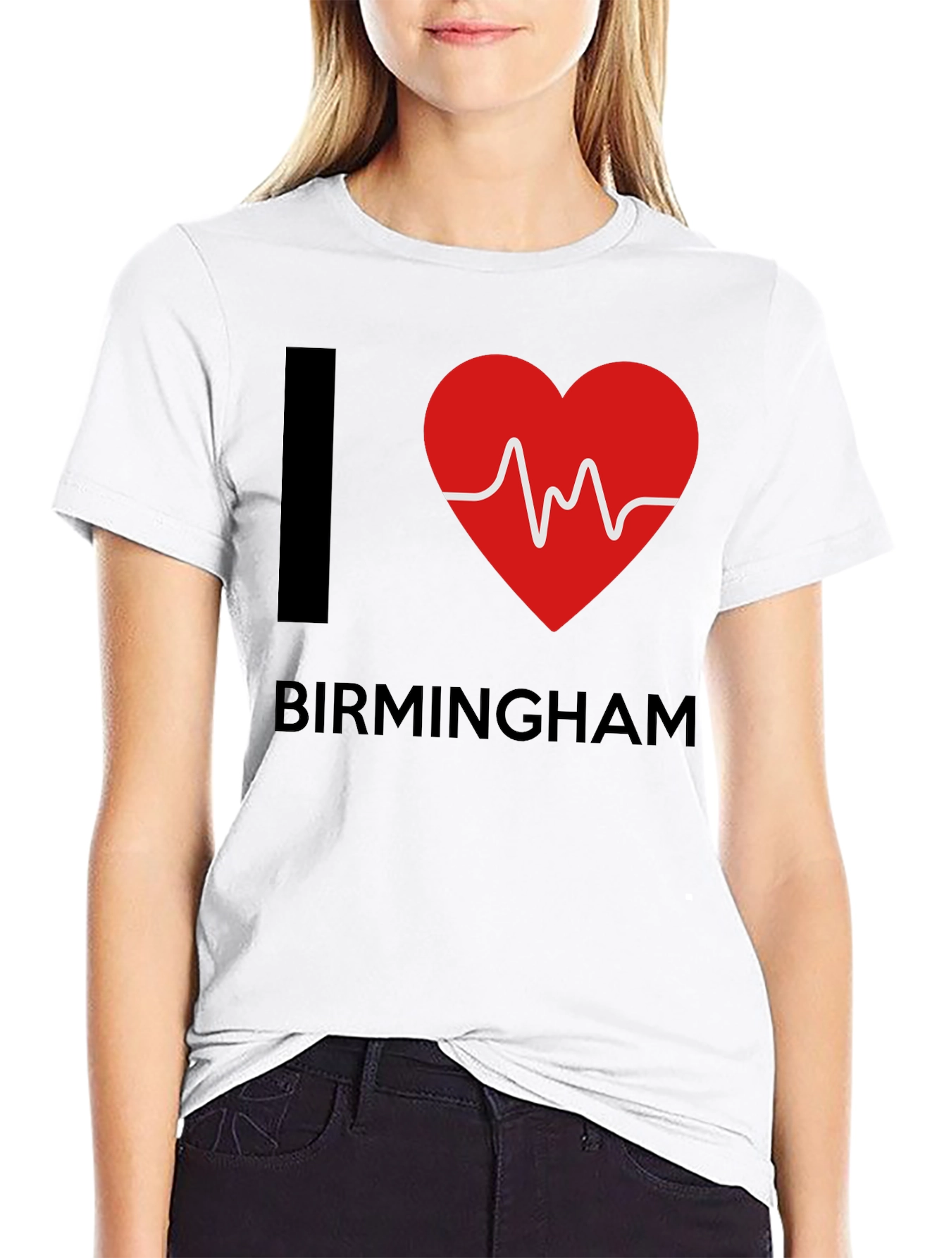 I Heart Birmingham Graphic Tee - Black