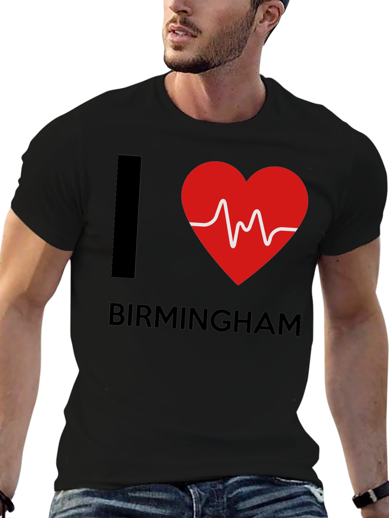 I Heart Birmingham Graphic Tee - Black