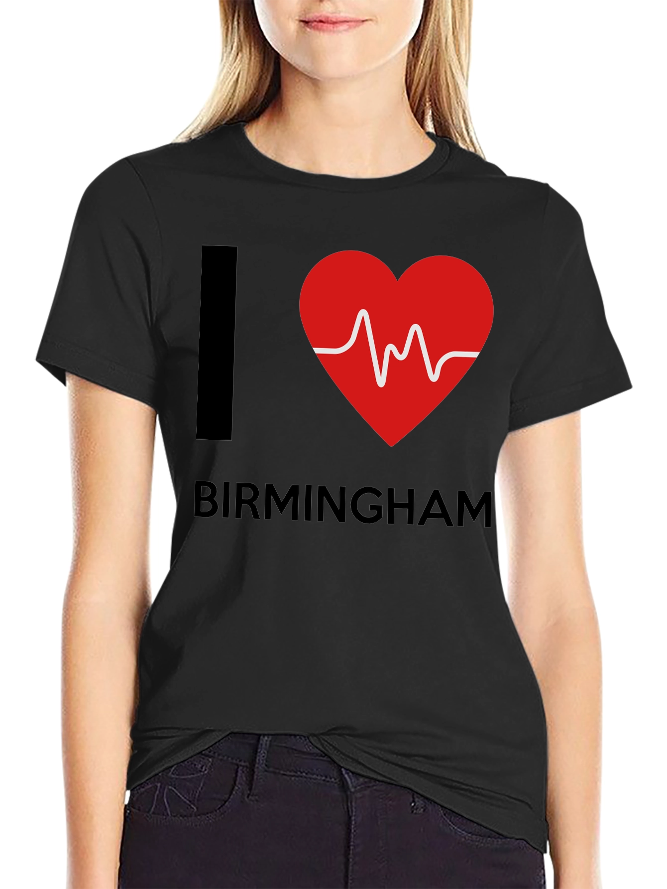 I Heart Birmingham Graphic Tee - Black