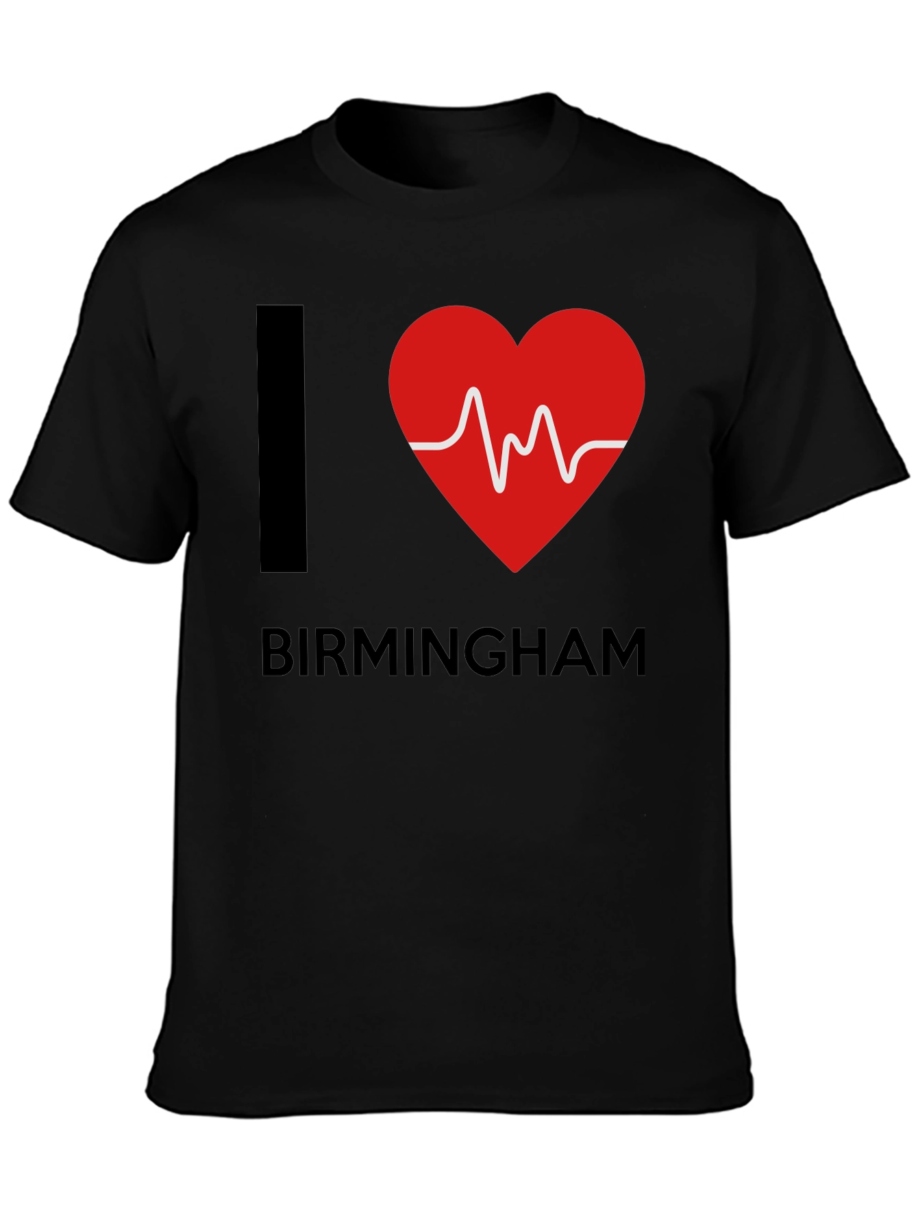 I Heart Birmingham Graphic Tee - Black