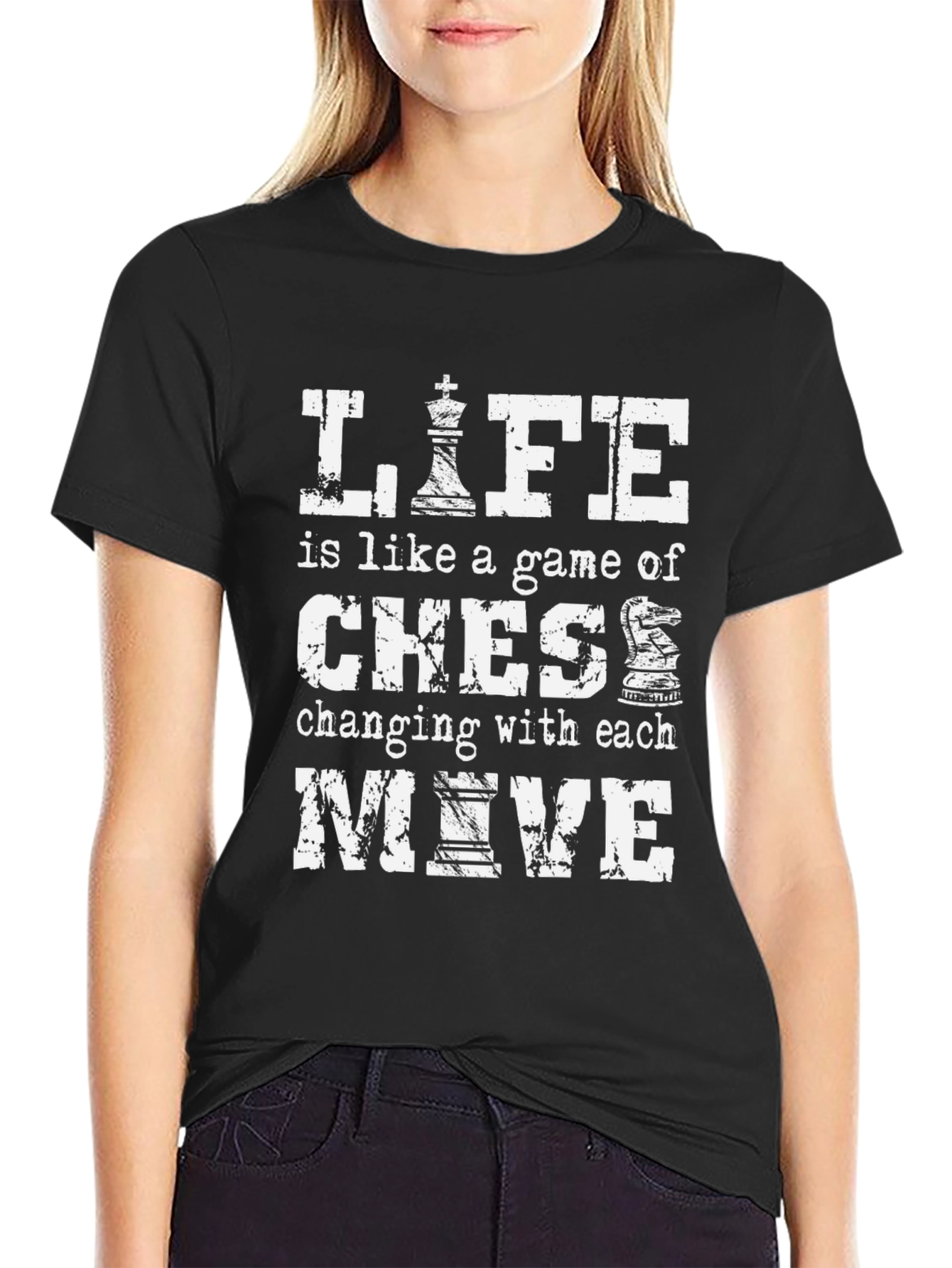 Life is Like Chess Graphic T-Shirt