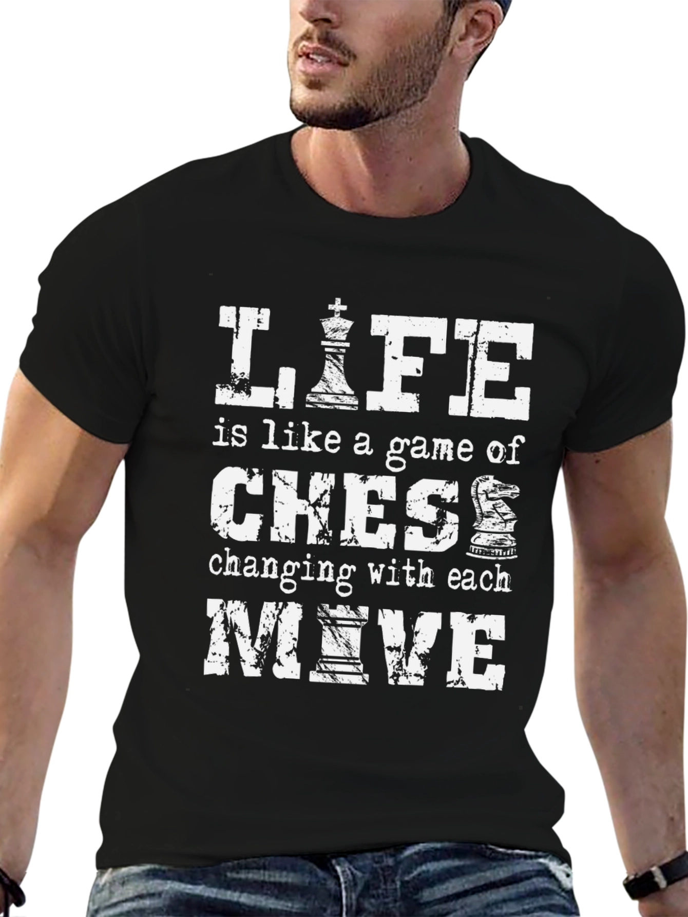 Life is Like Chess Graphic T-Shirt