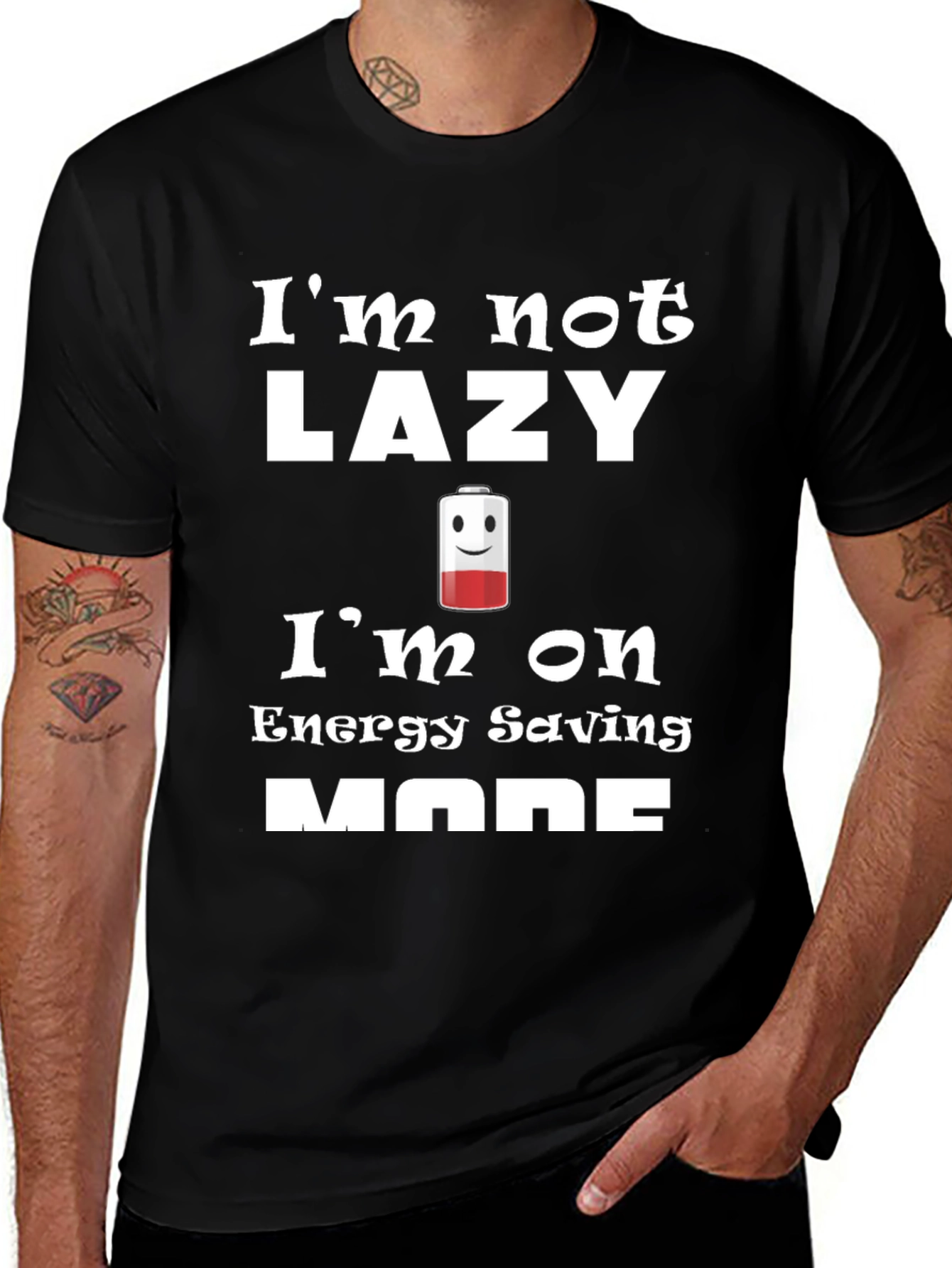 Funny Energy Saving Mode T-Shirt