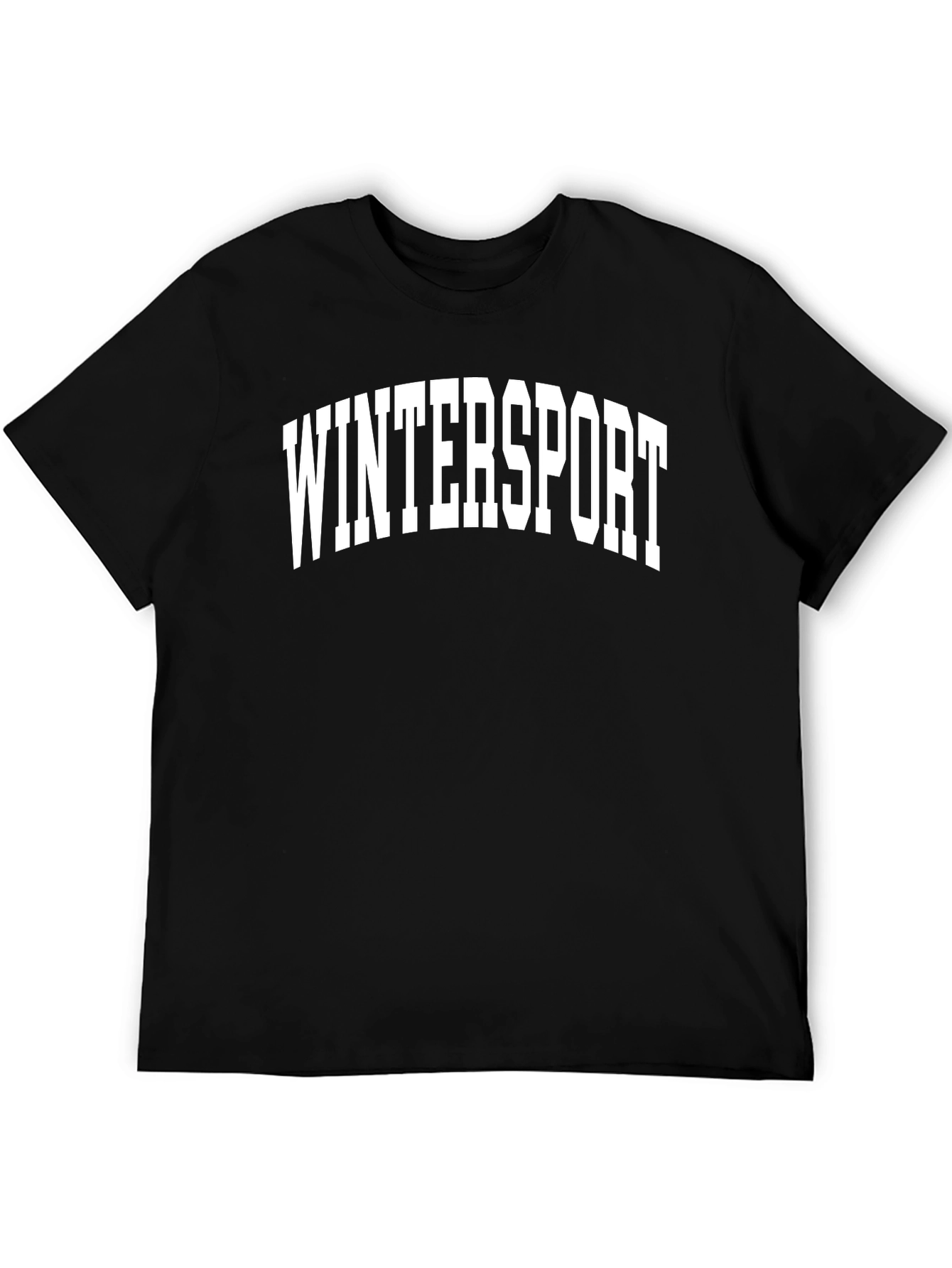 Winter Sport Crew Neck T-Shirt