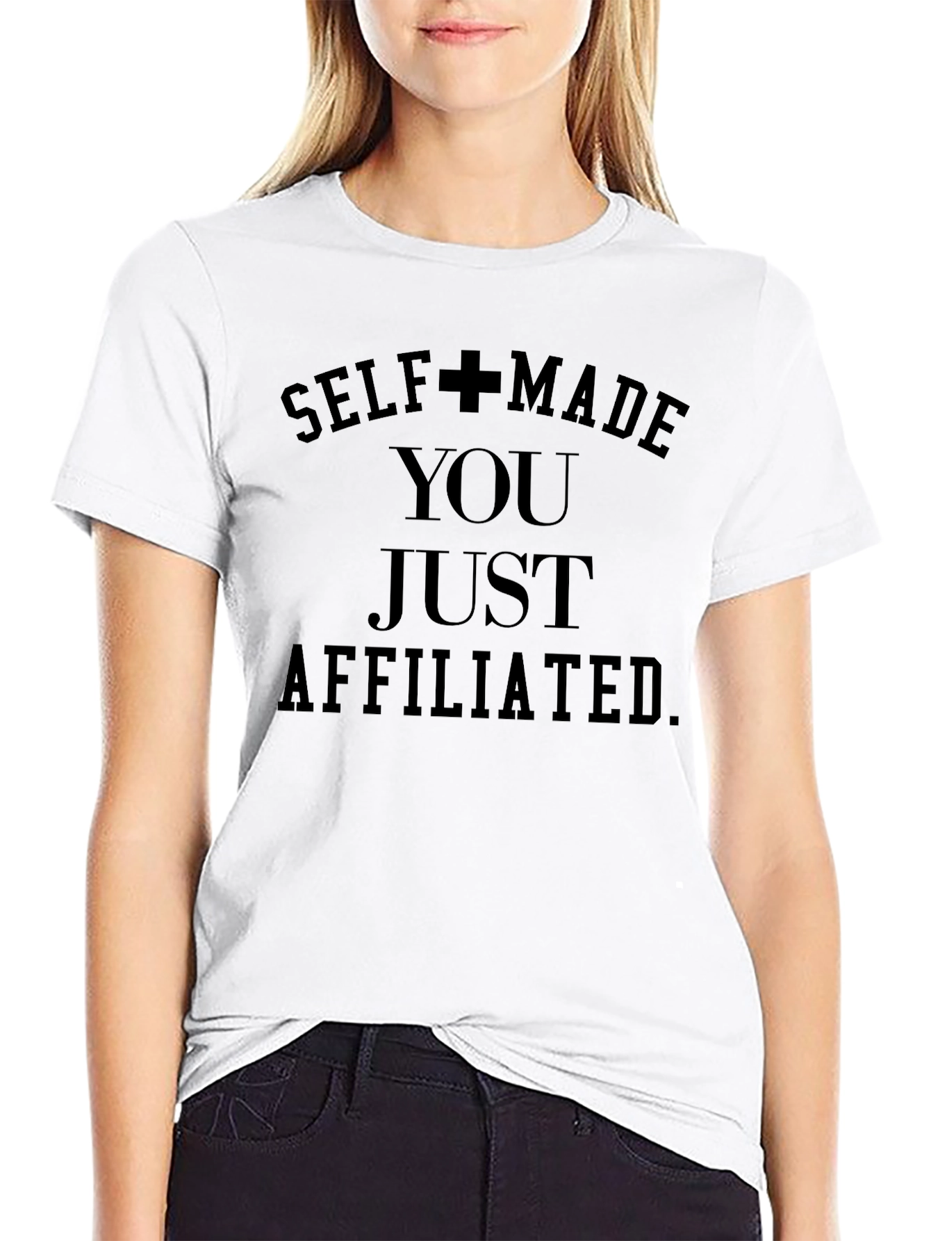 Self Made T-Shirt - Motivational Black Tee