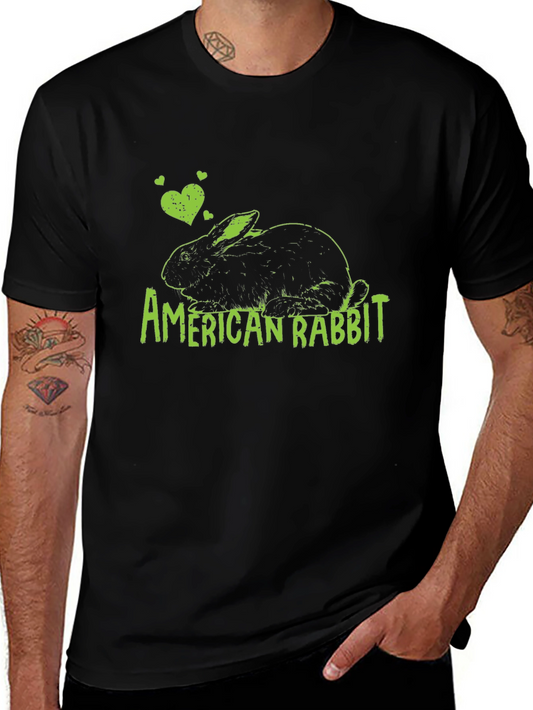 American Rabbit Graphic T-Shirt